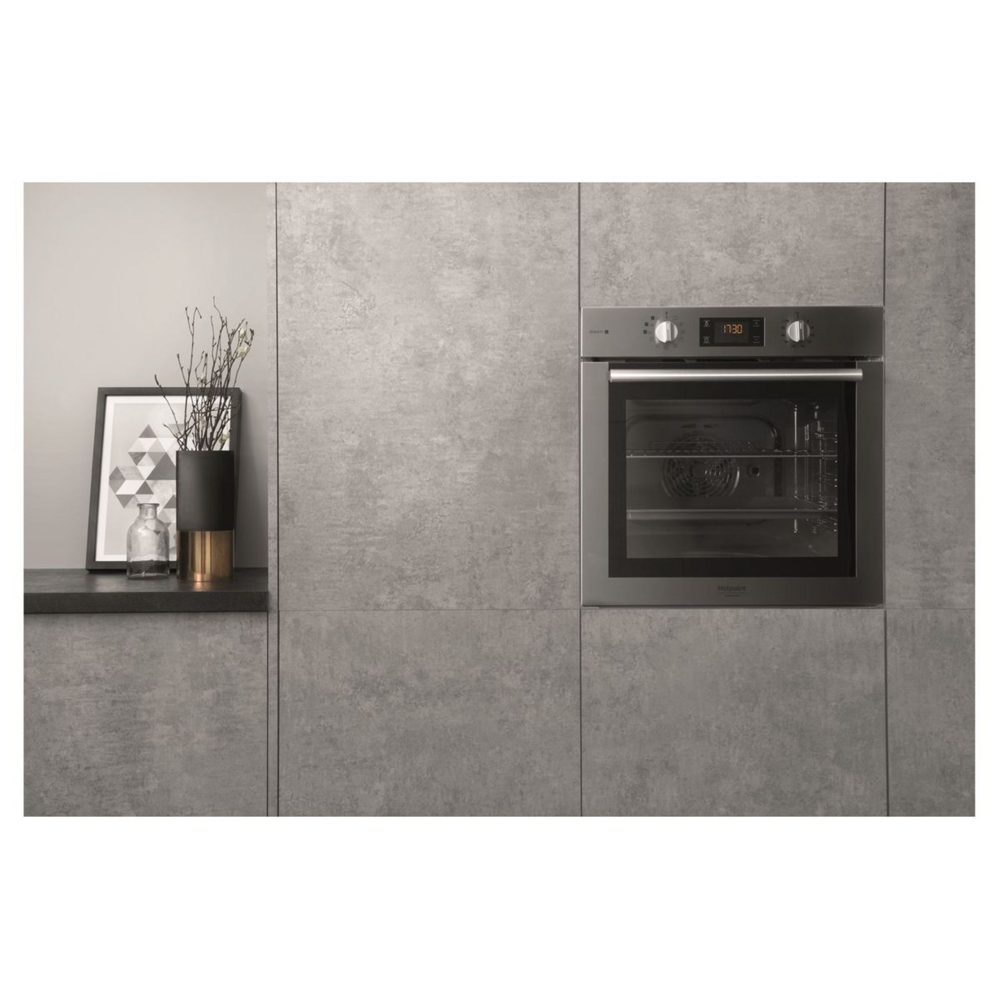 Voir la diapositive 5 : HOTPOINT Four encastrable FA4S8419PIXHA, 71 L, Multifonction, Chaleur pulsé, Nettoyage pyrolyse