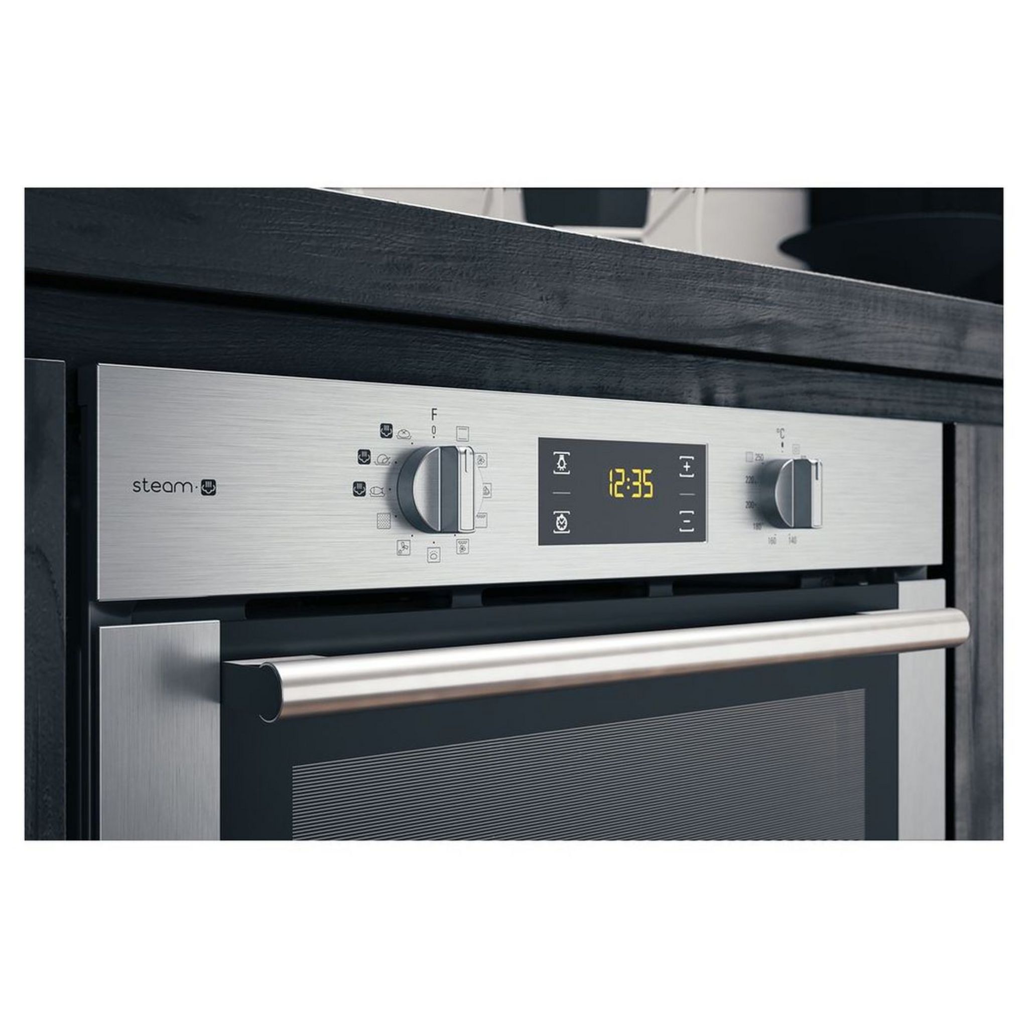Voir la diapositive 6 : HOTPOINT Four encastrable FA4S8419PIXHA, 71 L, Multifonction, Chaleur pulsé, Nettoyage pyrolyse