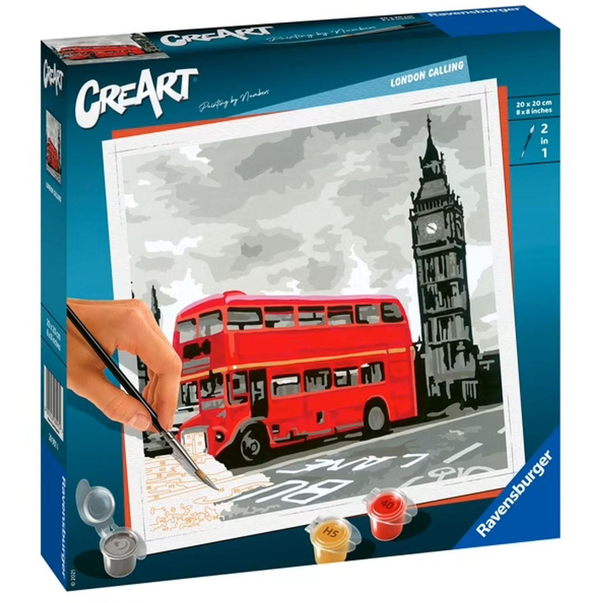 Voir la diapositive 2 : RAVENSBURGER Creart Carré collection 20x20cm