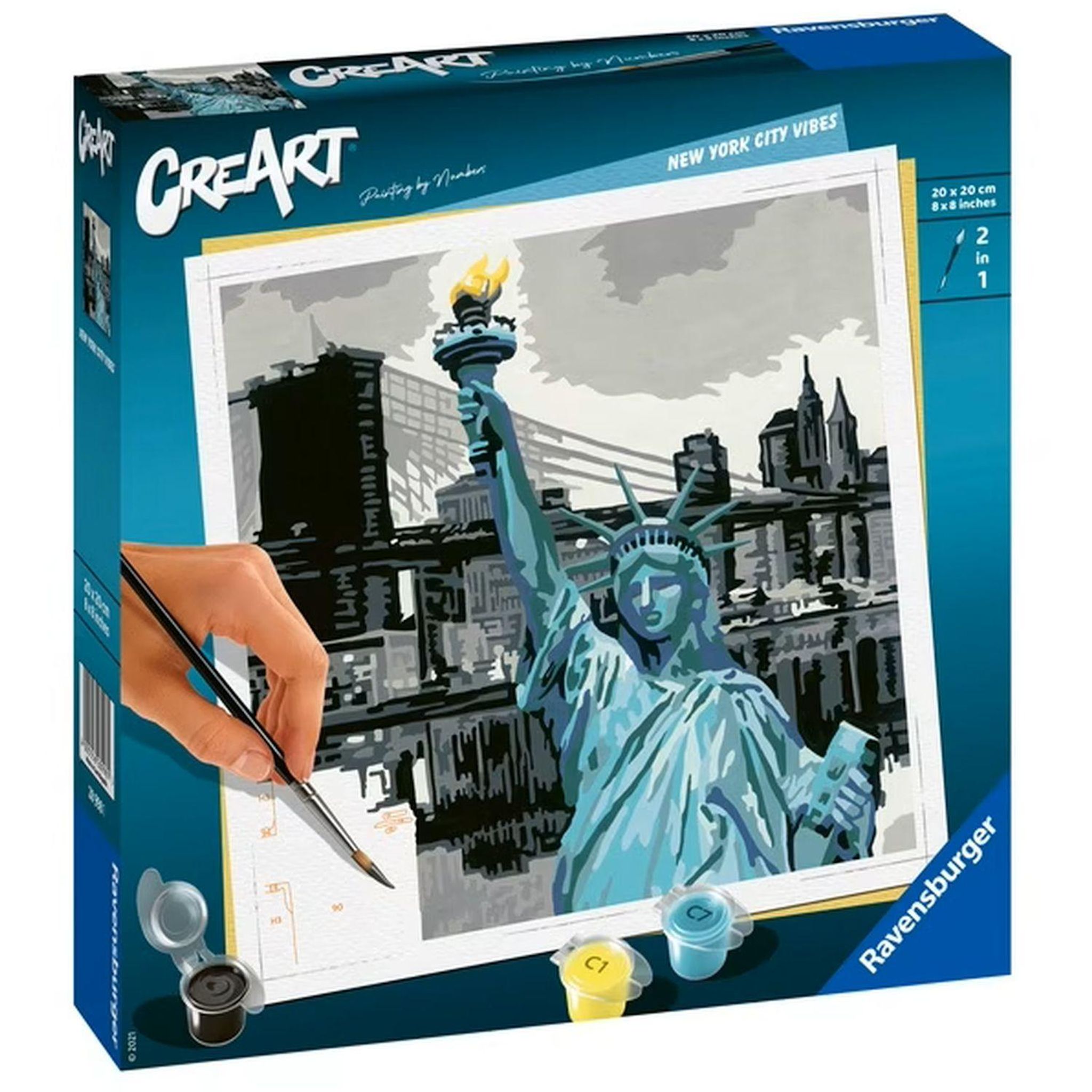 Voir la diapositive 3 : RAVENSBURGER Creart Carré collection 20x20cm