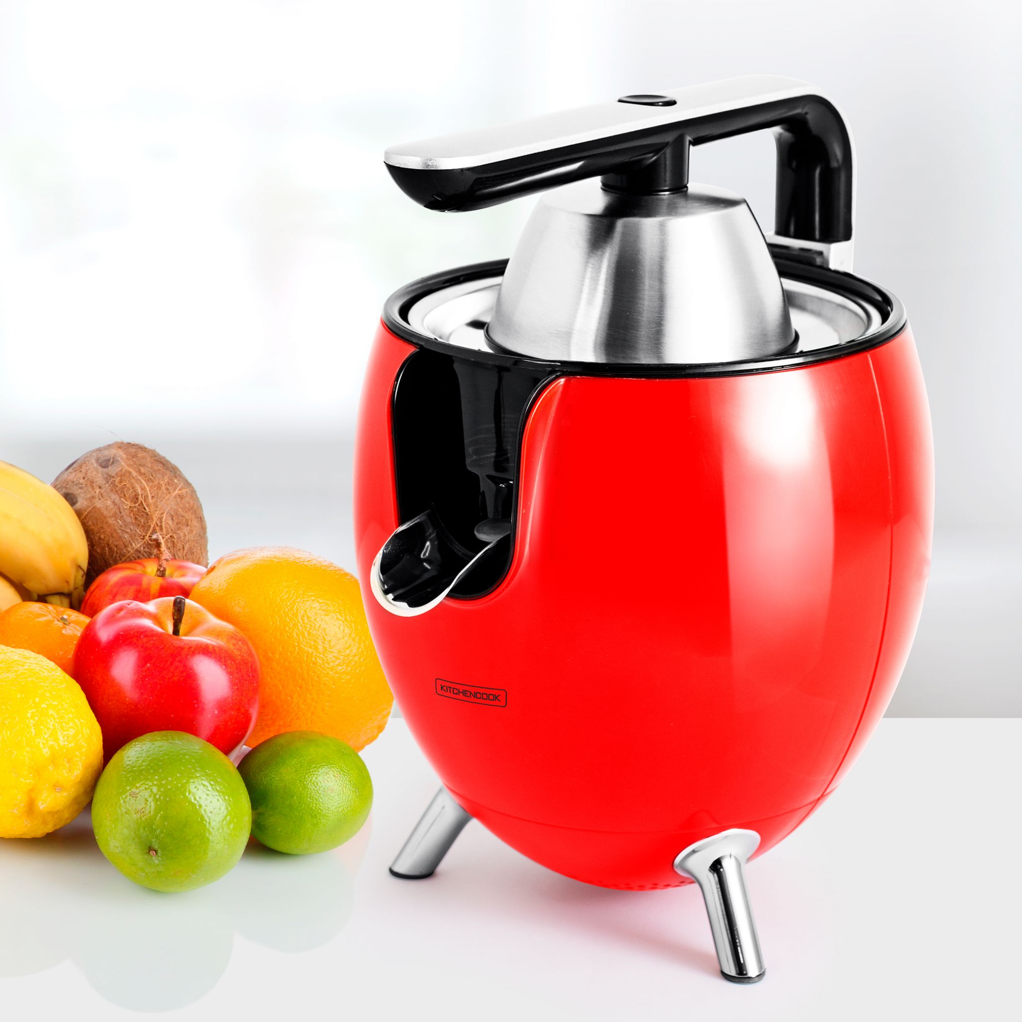 Voir la diapositive 4 : KITCHENCOOK Presse agrume électrique PRESSPOD - Rouge