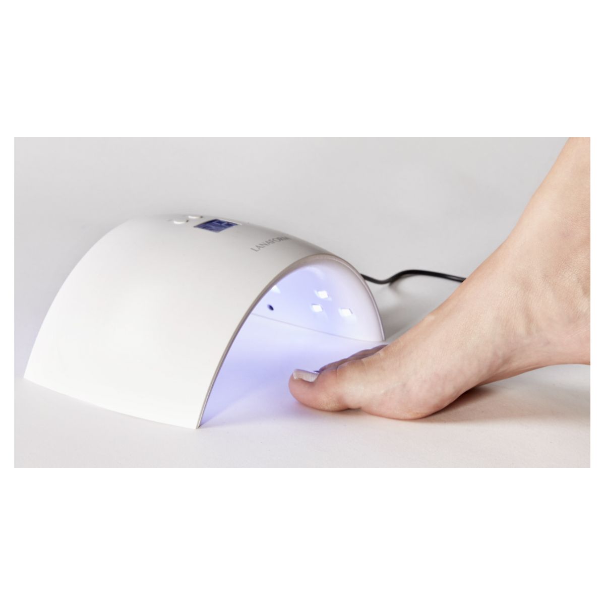 Voir la diapositive 2 : LANAFORM Sèche ongles LA130513 - Blanc