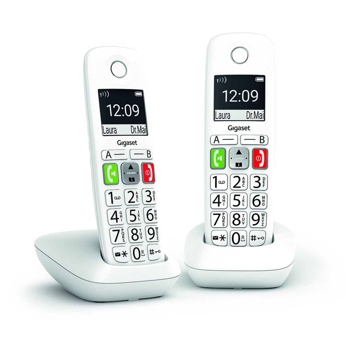 GIGASET Téléphone sans fil - E290 DUO - Blanc