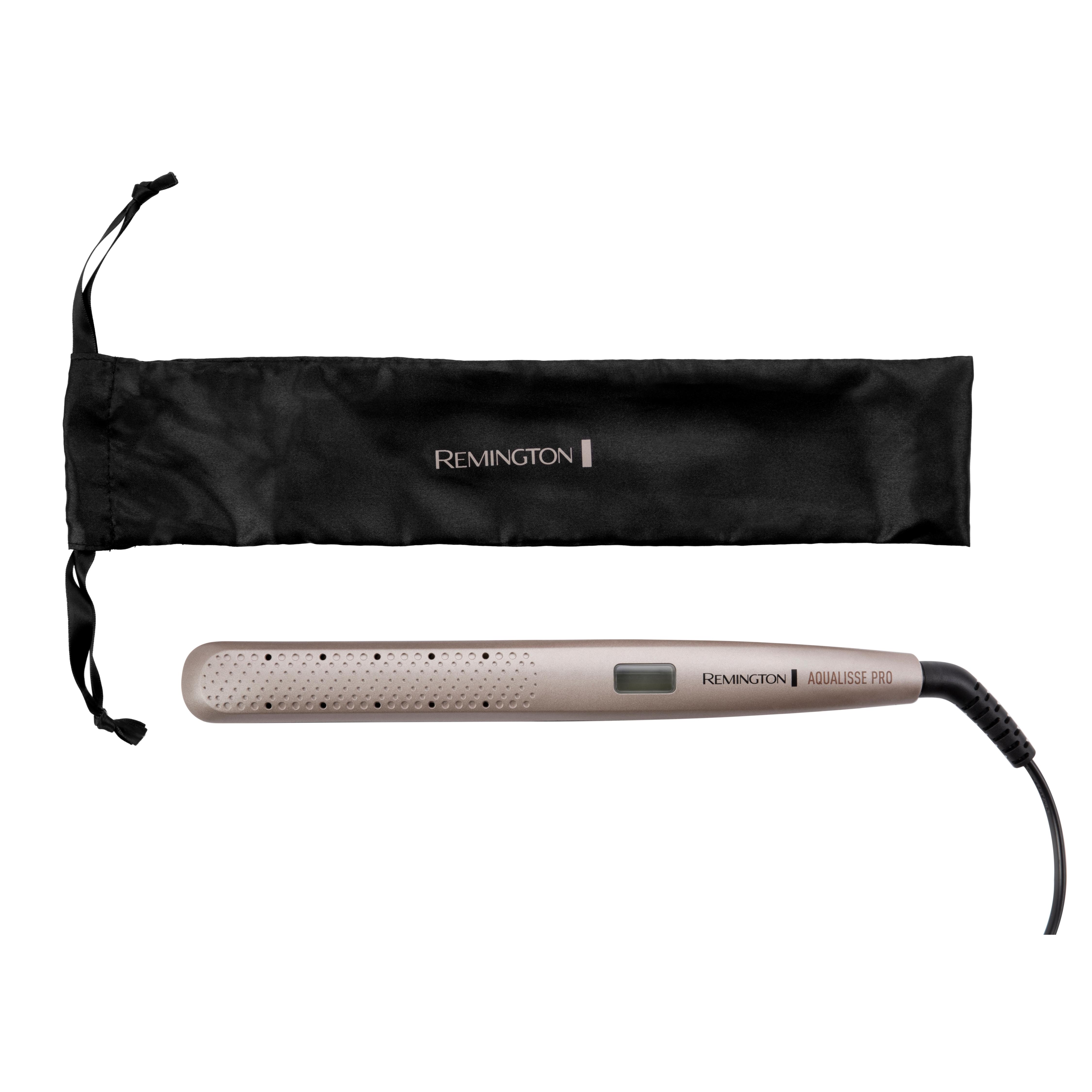 Voir la diapositive 3 : REMINGTON Lisseur séchant Aqualisse Pro S7972 - Bronze
