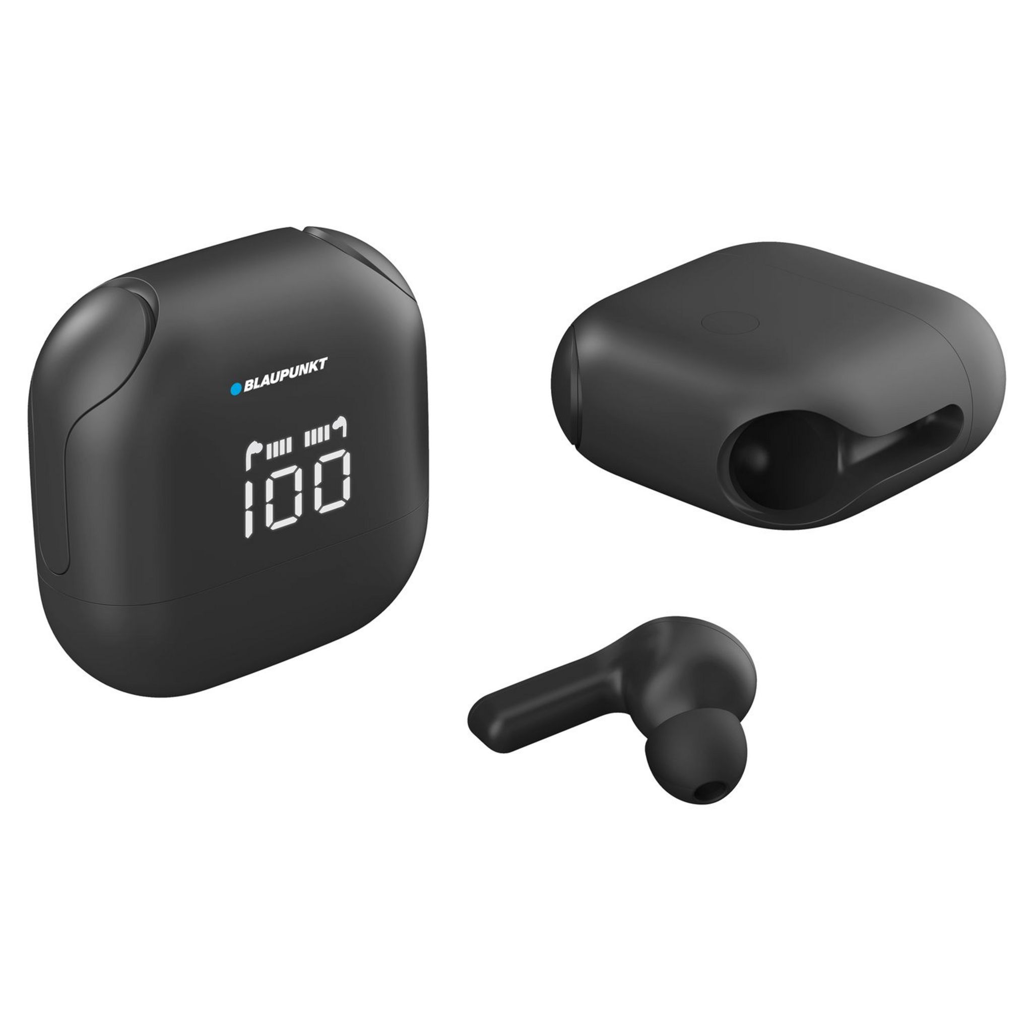 Voir la diapositive 3 : BLAUPUNKT Écouteurs sans fil Bluetooth avec étui de charge - BLP4970 - Noir