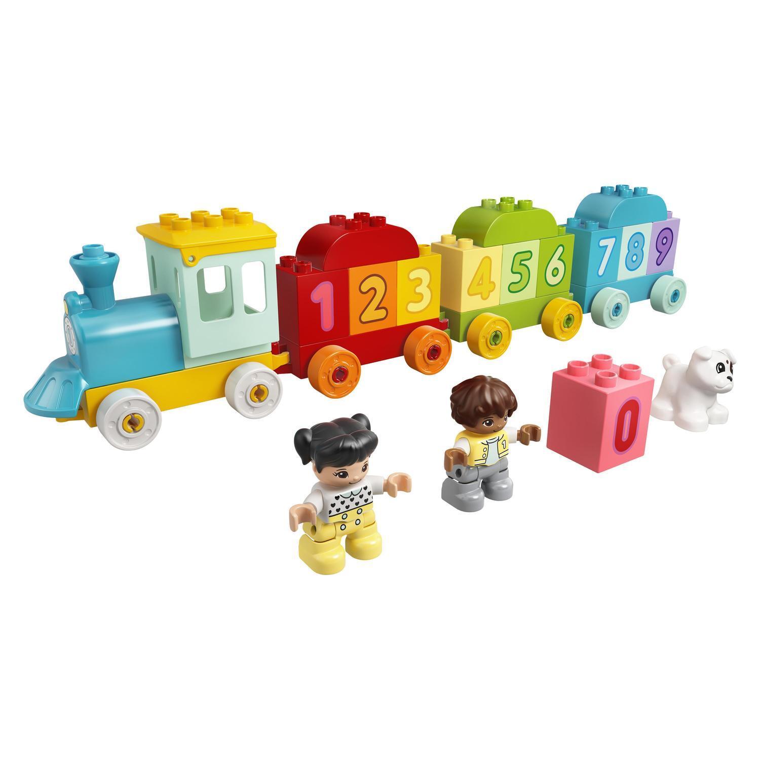 Voir la diapositive 2 : LEGO DUPLO Mes Premiers Pas 10954 - Le train des chiffres pour apprendre à compter