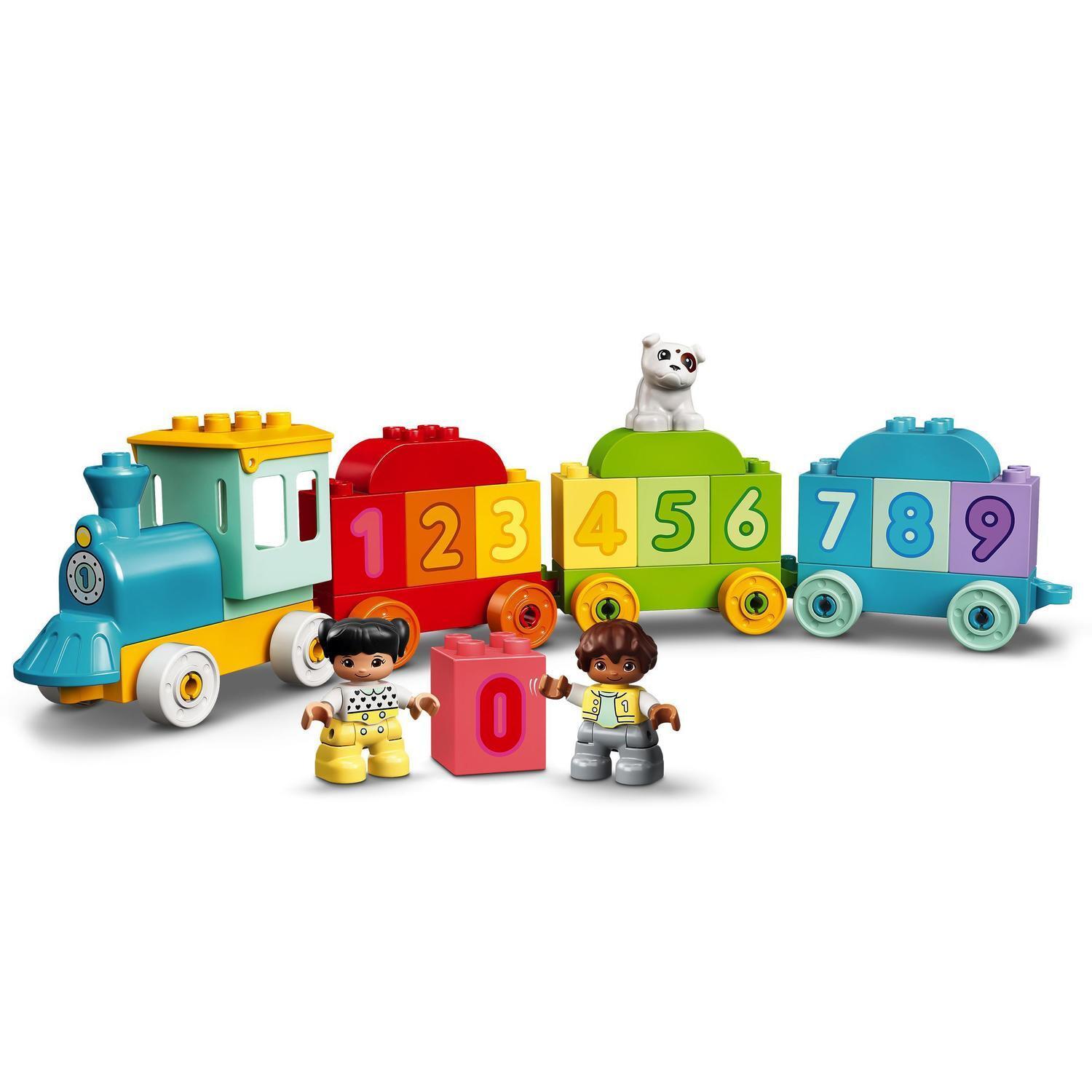 Voir la diapositive 3 : LEGO DUPLO Mes Premiers Pas 10954 - Le train des chiffres pour apprendre à compter
