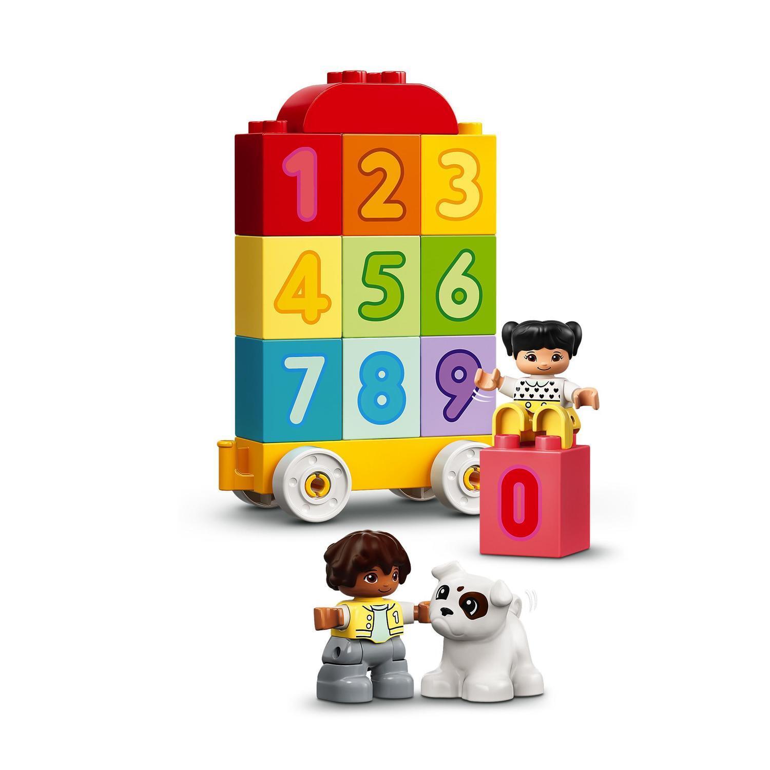 Voir la diapositive 4 : LEGO DUPLO Mes Premiers Pas 10954 - Le train des chiffres pour apprendre à compter
