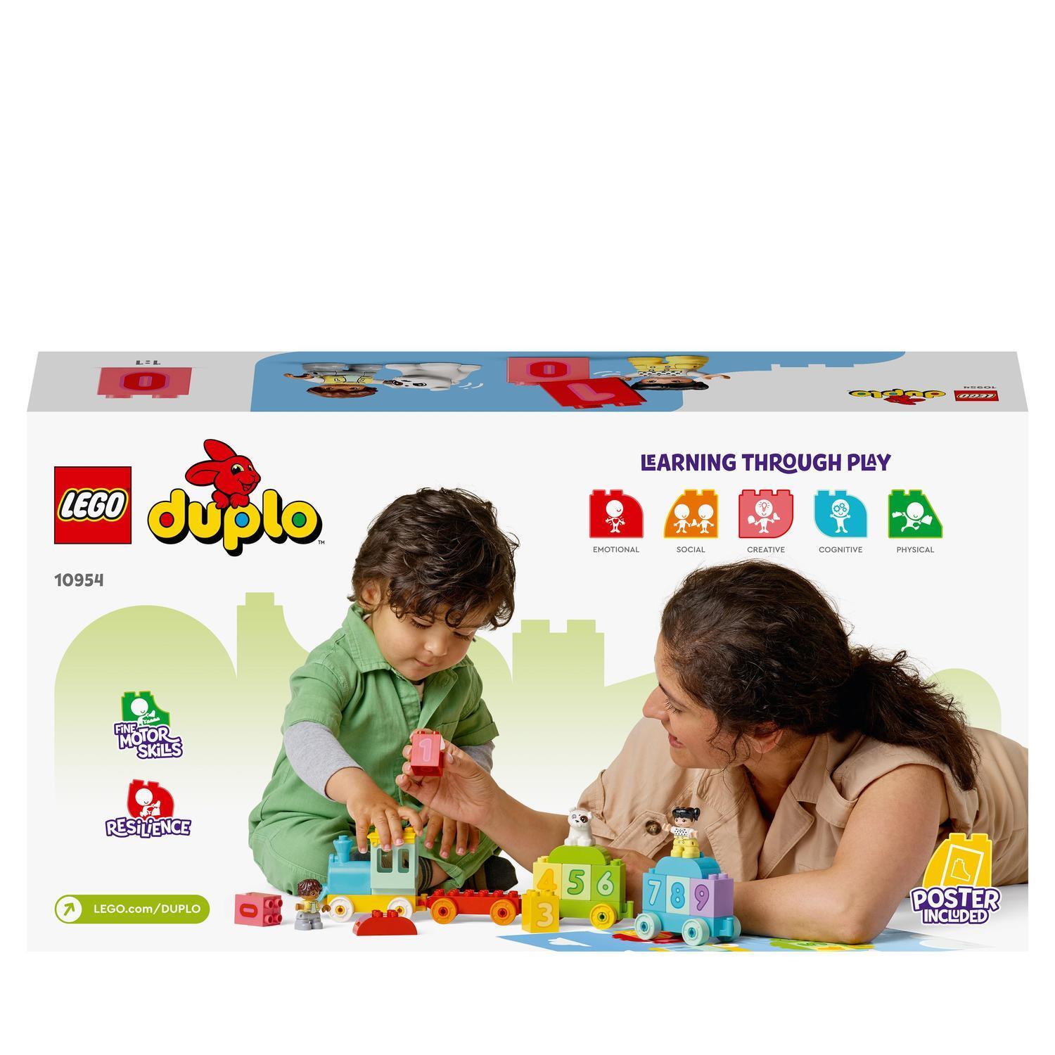 Voir la diapositive 8 : LEGO DUPLO Mes Premiers Pas 10954 - Le train des chiffres pour apprendre à compter