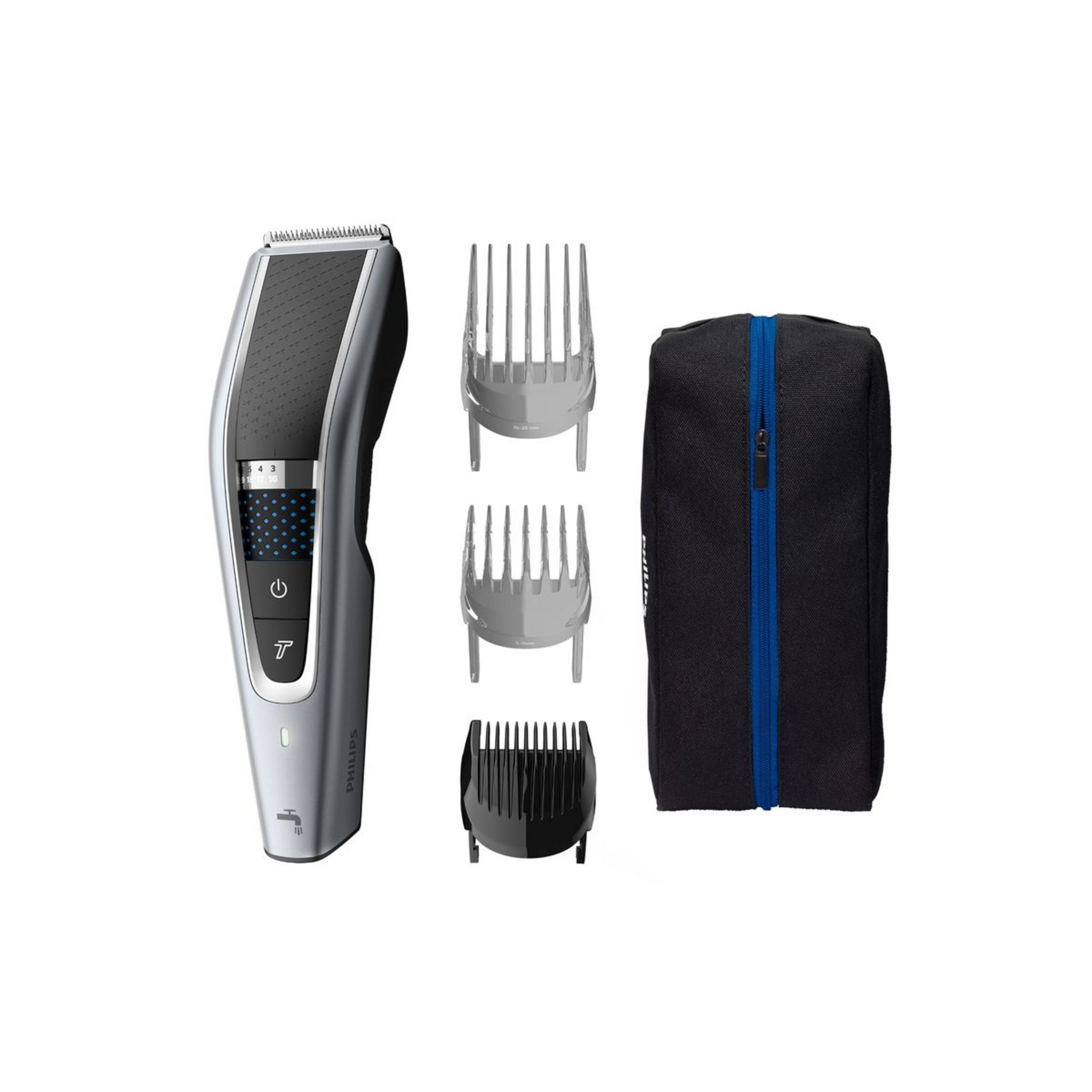 Voir la diapositive 6 : PHILIPS Tondeuse cheveux HC5630/15 - Gris