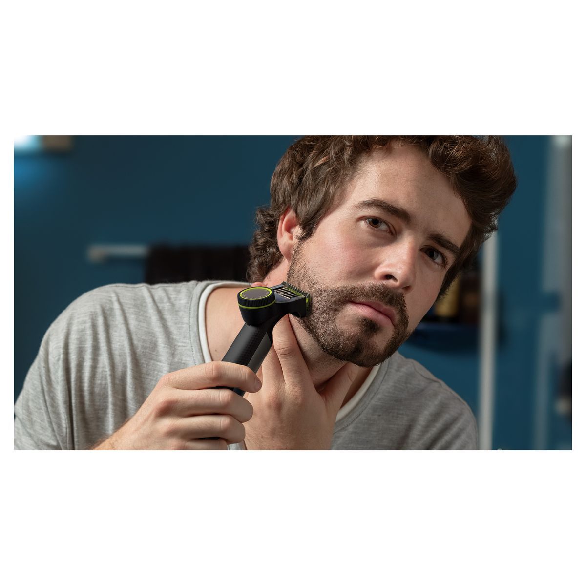 PHILIPS Tondeuse visage et corps QP6550/16 - Gris