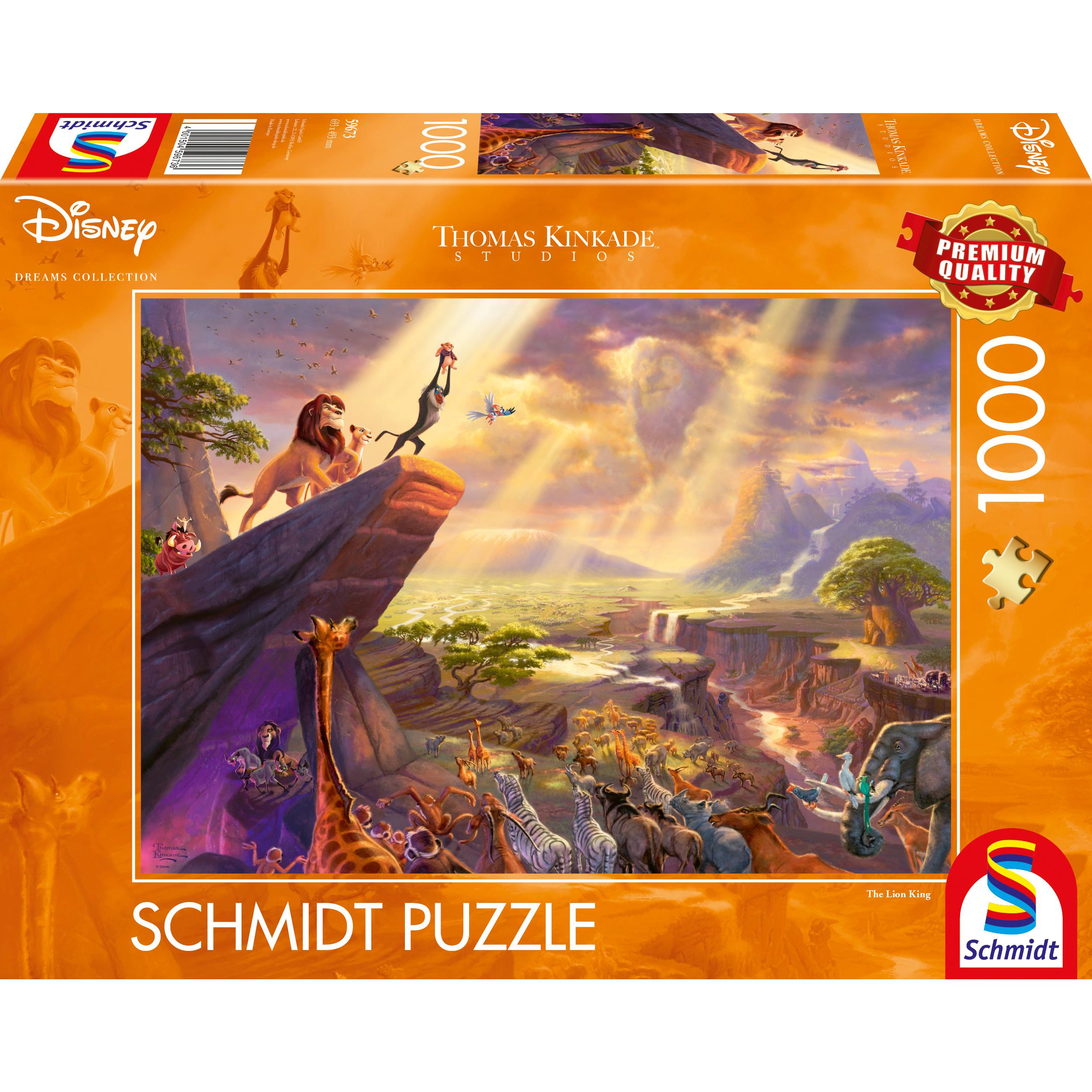 SCHMIDT Puzzle 1000 pièces Le Roi Lion