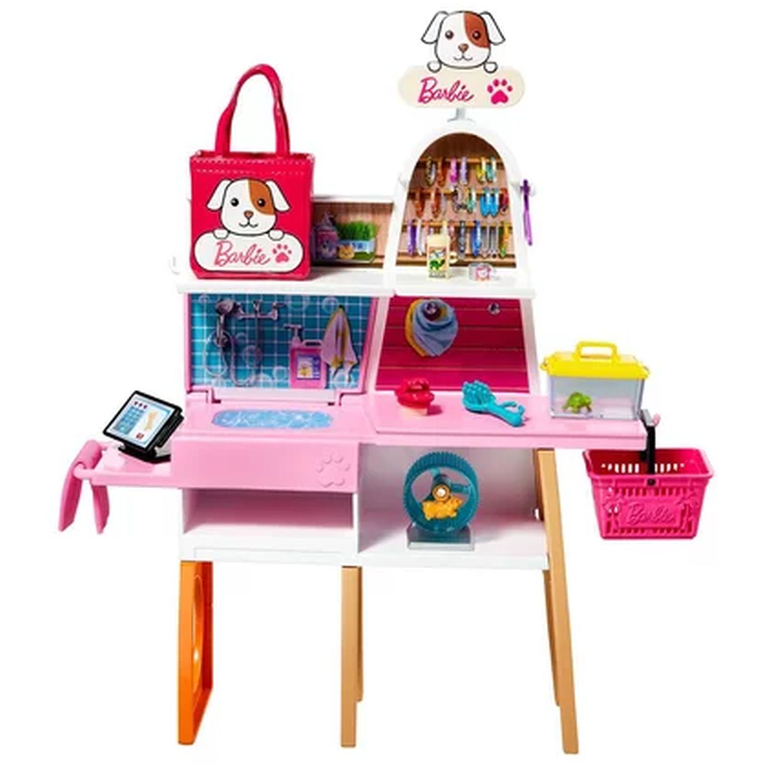 Voir la diapositive 3 : MATTEL Poupée Barbie et son animalerie