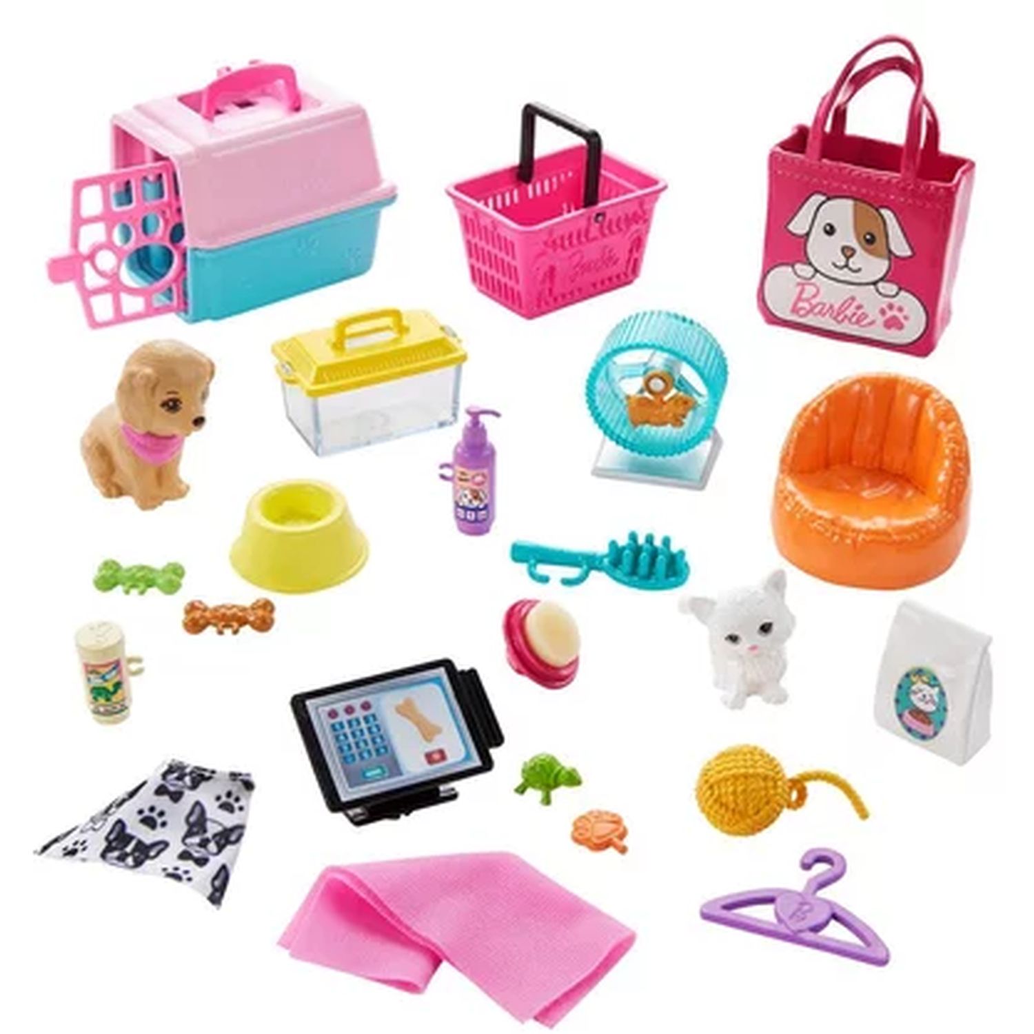 Voir la diapositive 4 : MATTEL Poupée Barbie et son animalerie