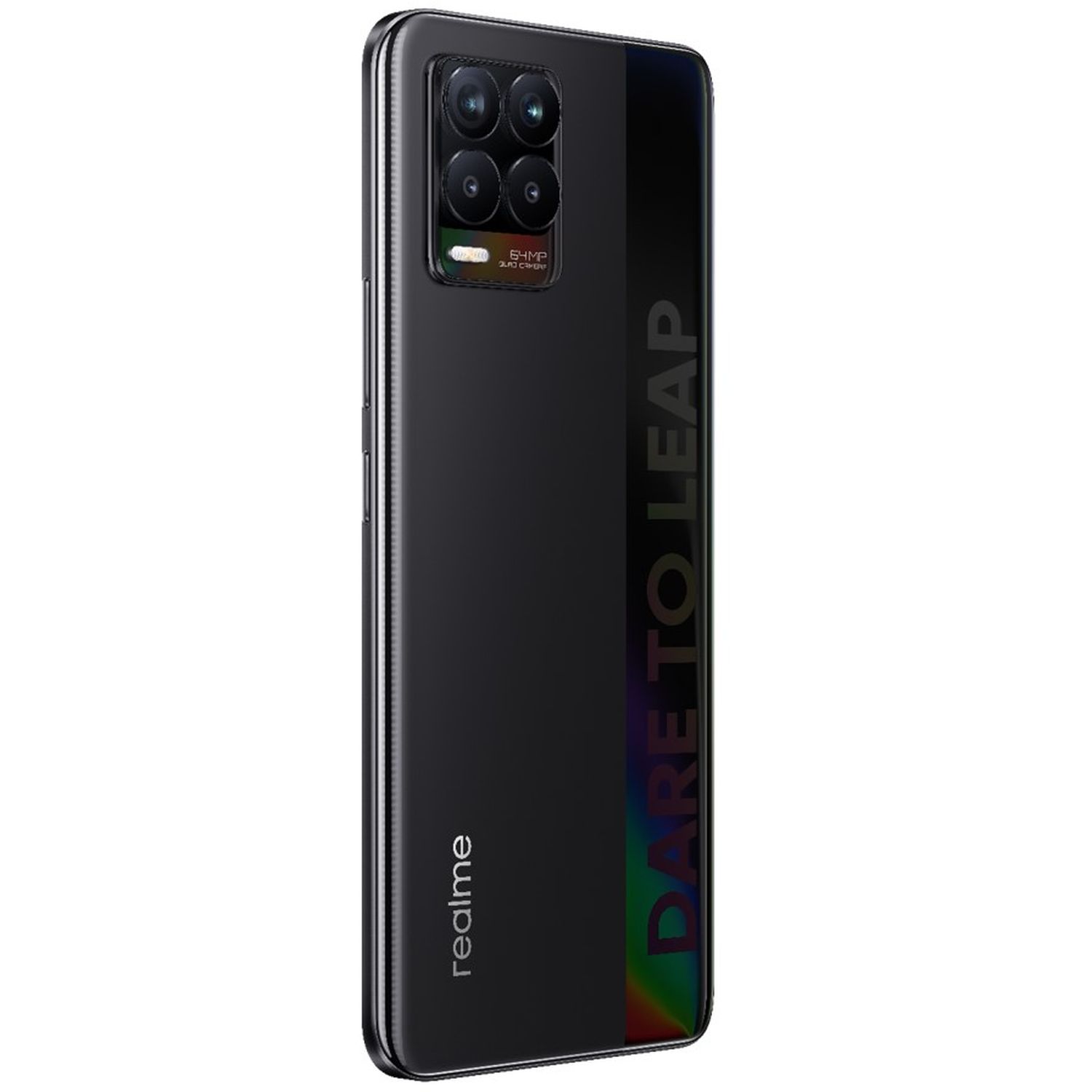 Voir la diapositive 2 : REALME Smartphone 8  64 Go  6.4 pouces  Noir  4G  Double Nano Sim