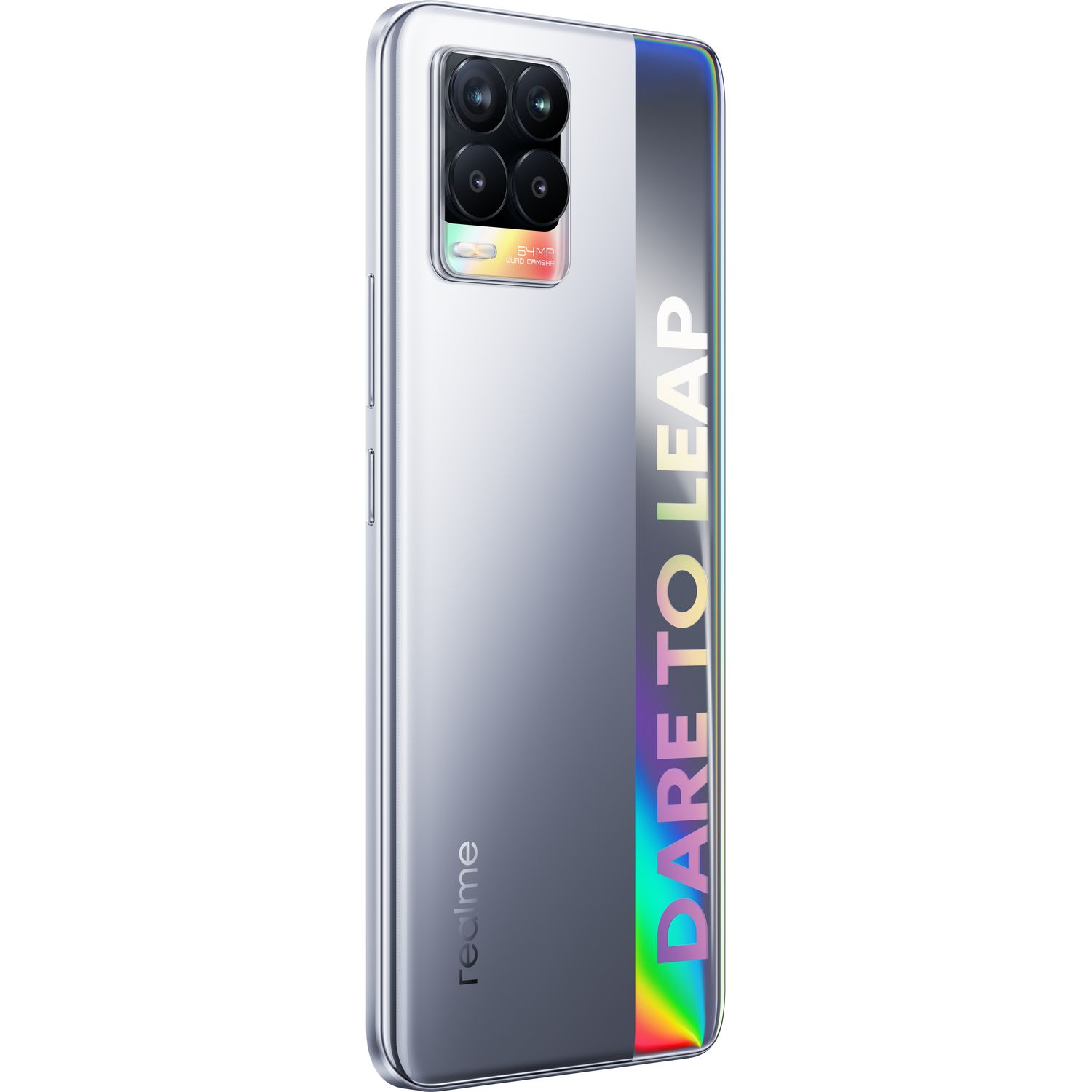 Voir la diapositive 3 : REALME Smartphone 8  64 Go  6.4 pouces  Argent  4G  Double Nano Sim