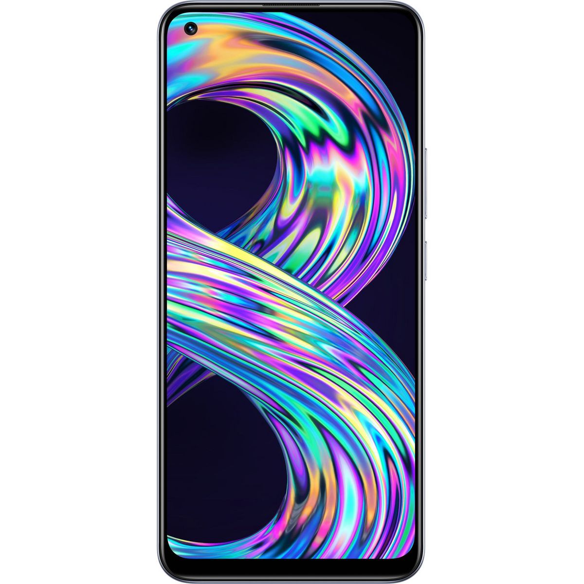 REALME Smartphone 8  64 Go  6.4 pouces  Argent  4G  Double Nano Sim