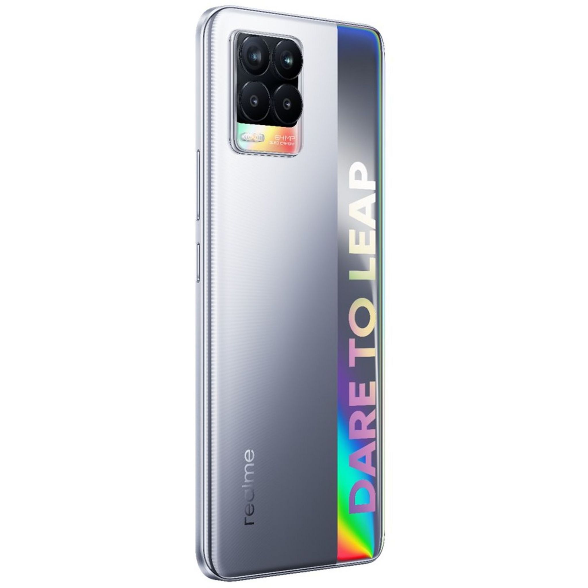 Voir la diapositive 8 : REALME Smartphone 8  64 Go  6.4 pouces  Argent  4G  Double Nano Sim