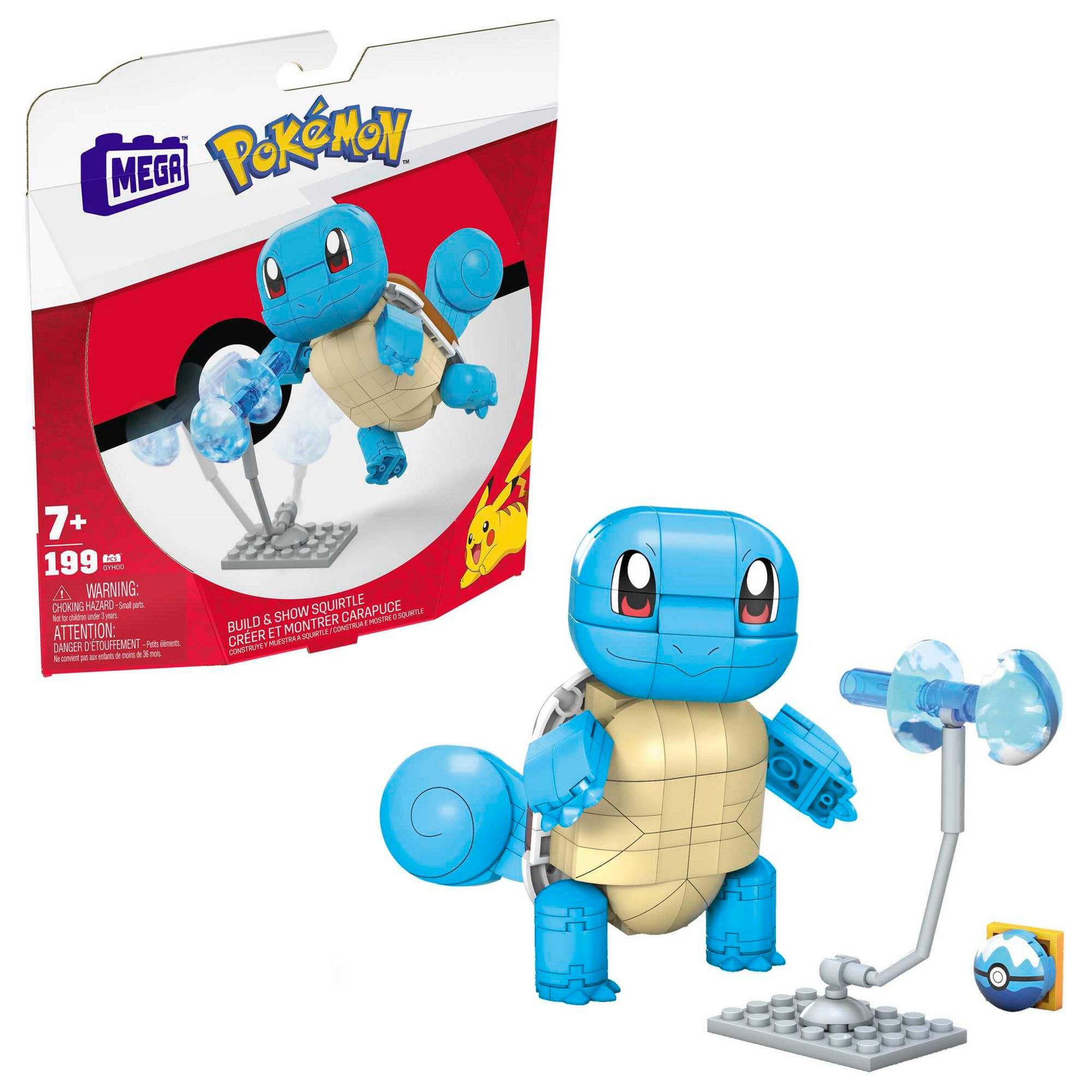 Voir la diapositive 6 : MATTEL Figurine Méga Block Pokémon Carapuce