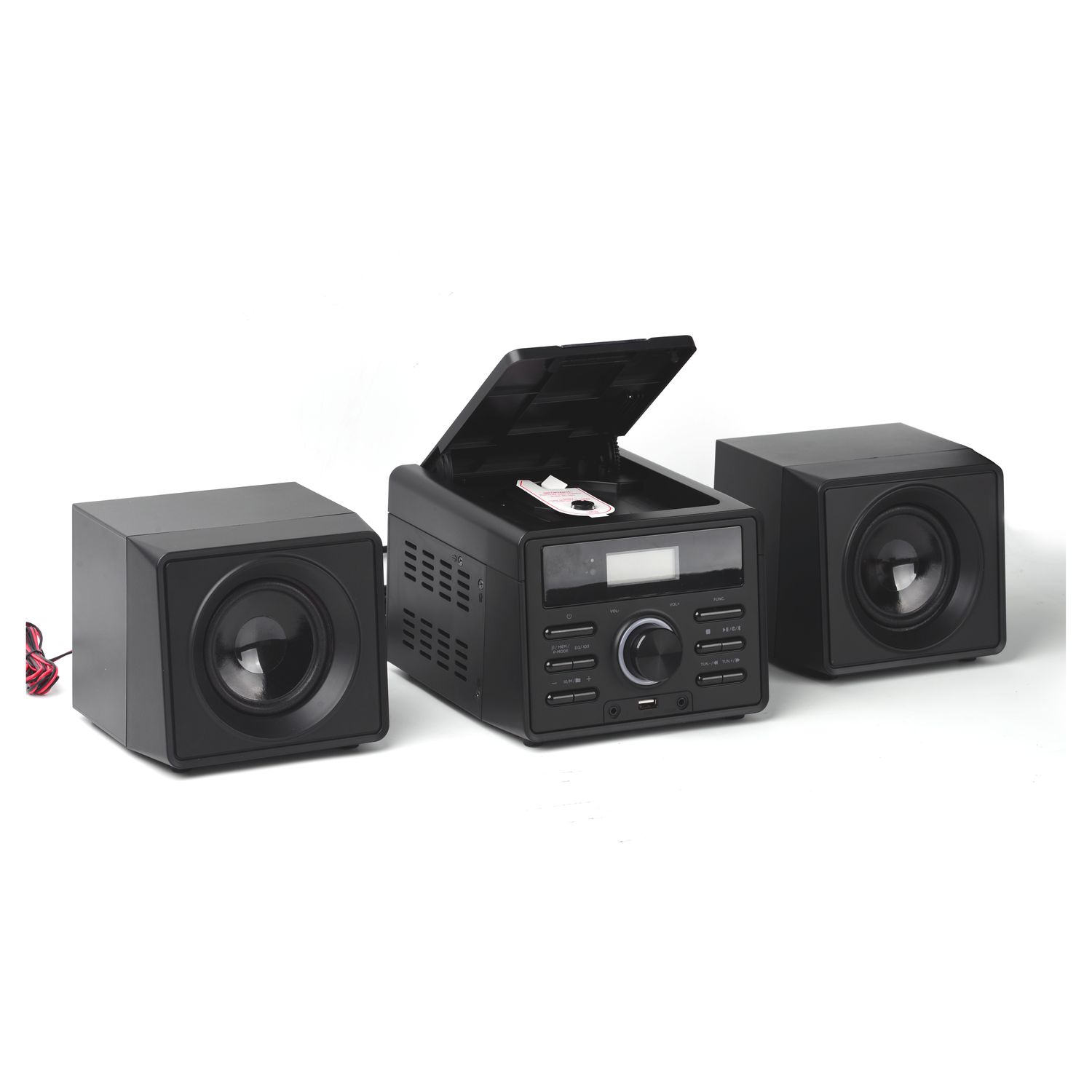 Voir la diapositive 2 : QILIVE Chaîne hifi bluetooth Q1646- Noir