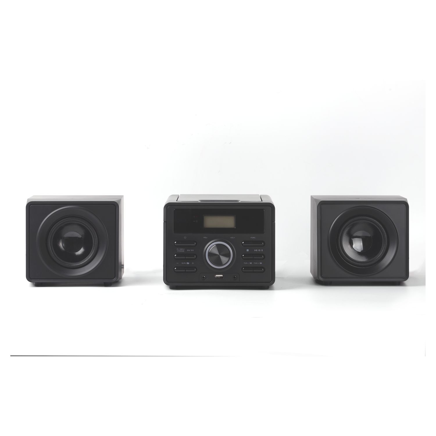 Voir la diapositive 3 : QILIVE Chaîne hifi bluetooth Q1646- Noir
