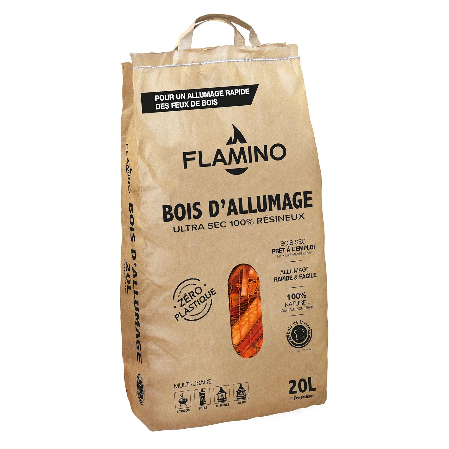 FLAMINO Bois de d'allumage 20Lx130i