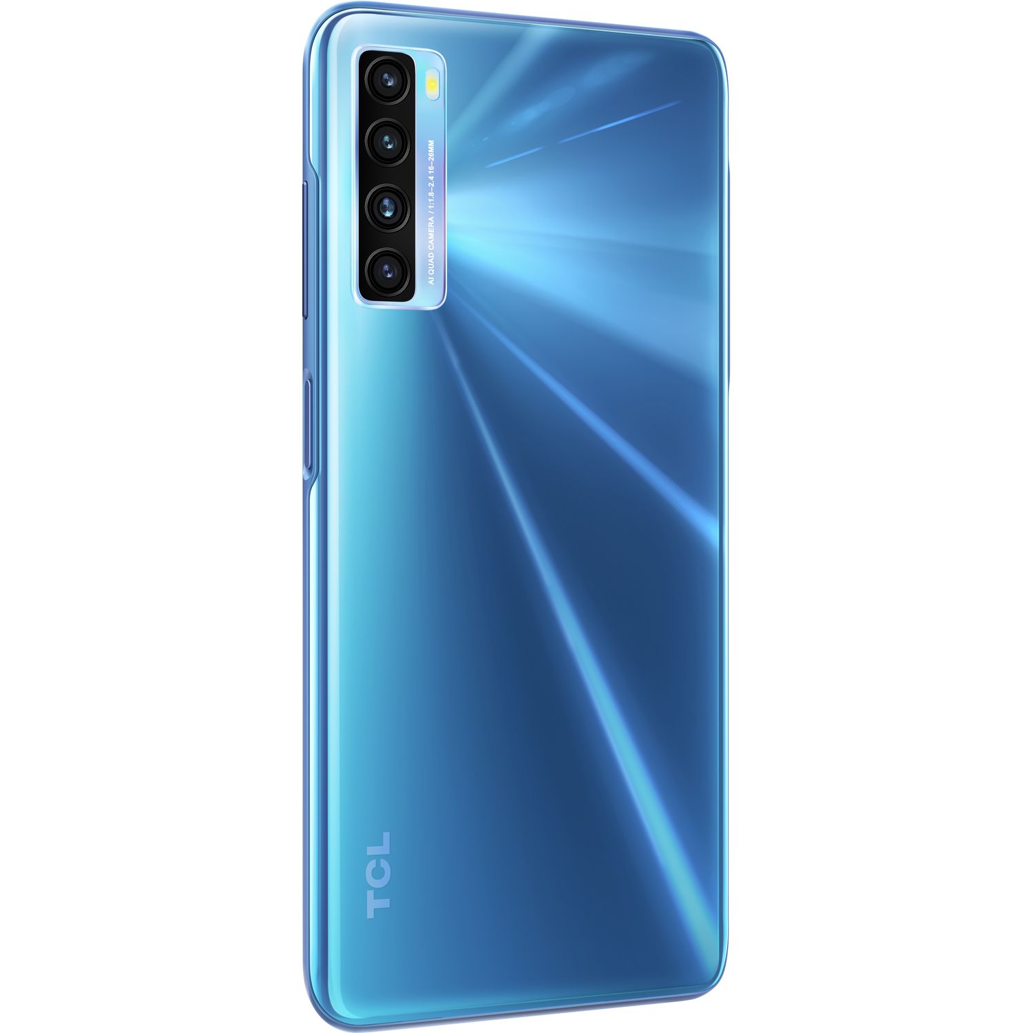 Voir la diapositive 3 : TCL Smartphone 20L  128 Go  6.67 pouces  Bleu  4G  Double Nano Sim