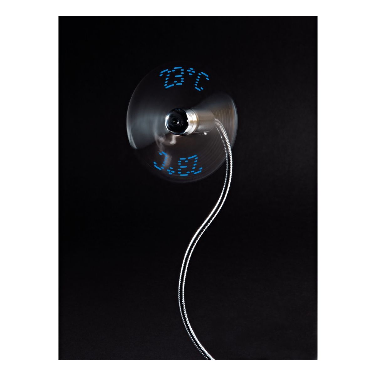 Voir la diapositive 4 : HAMA Ventilateur USB TEMPERATURE - Argent