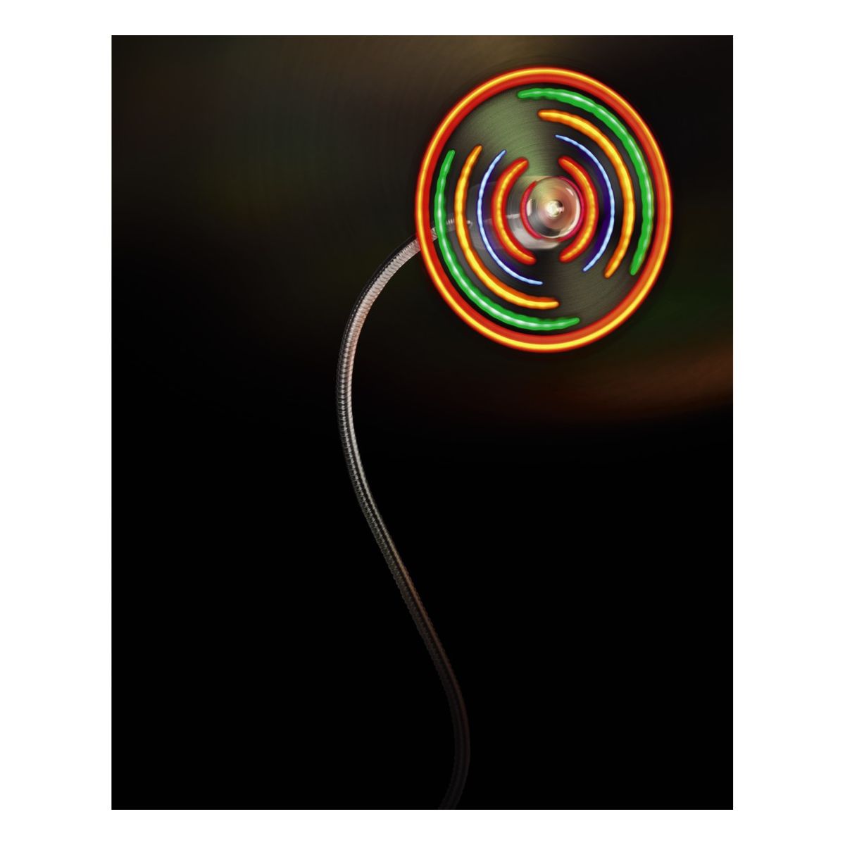Voir la diapositive 6 : HAMA Ventilateur USB LED COLOR - Argent