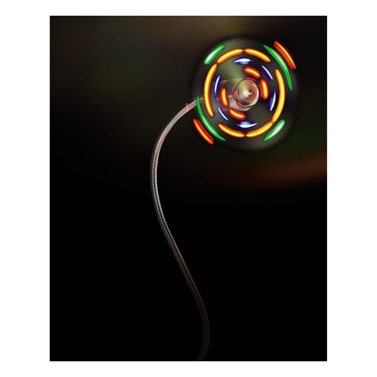 Voir la diapositive 9 : HAMA Ventilateur USB LED COLOR - Argent