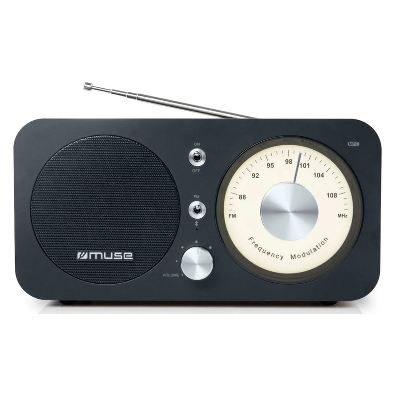 Voir la diapositive 2 : MUSE Radio Bluetooth - Noir - M-095 BT