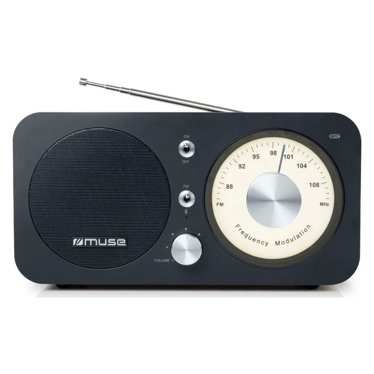 MUSE Radio Bluetooth - Noir - M-095 BT