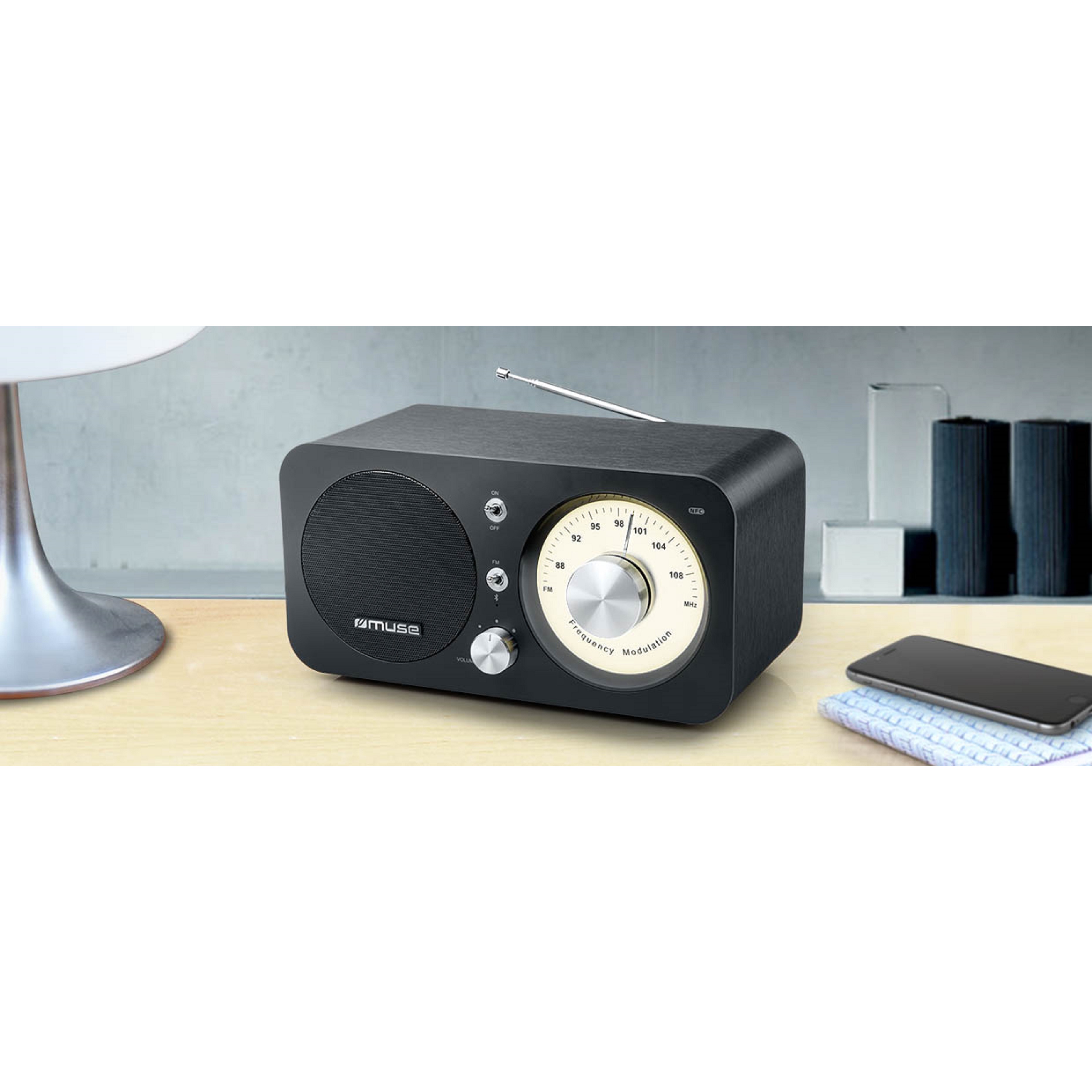 Voir la diapositive 3 : MUSE Radio Bluetooth - Noir - M-095 BT