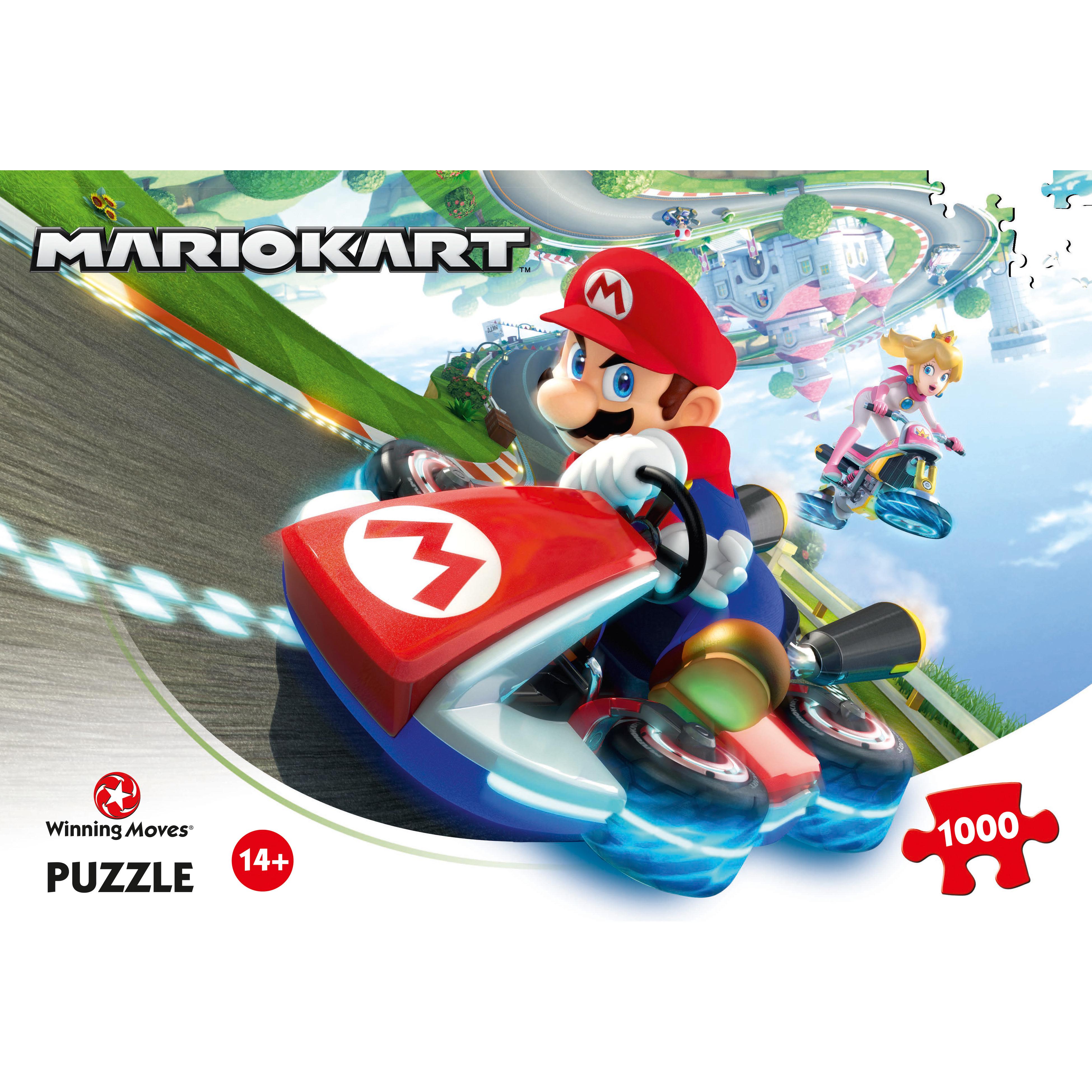 Voir la diapositive 4 : WINNING MOVES Puzzle 1000 pièces Mario Kart Fun Racer