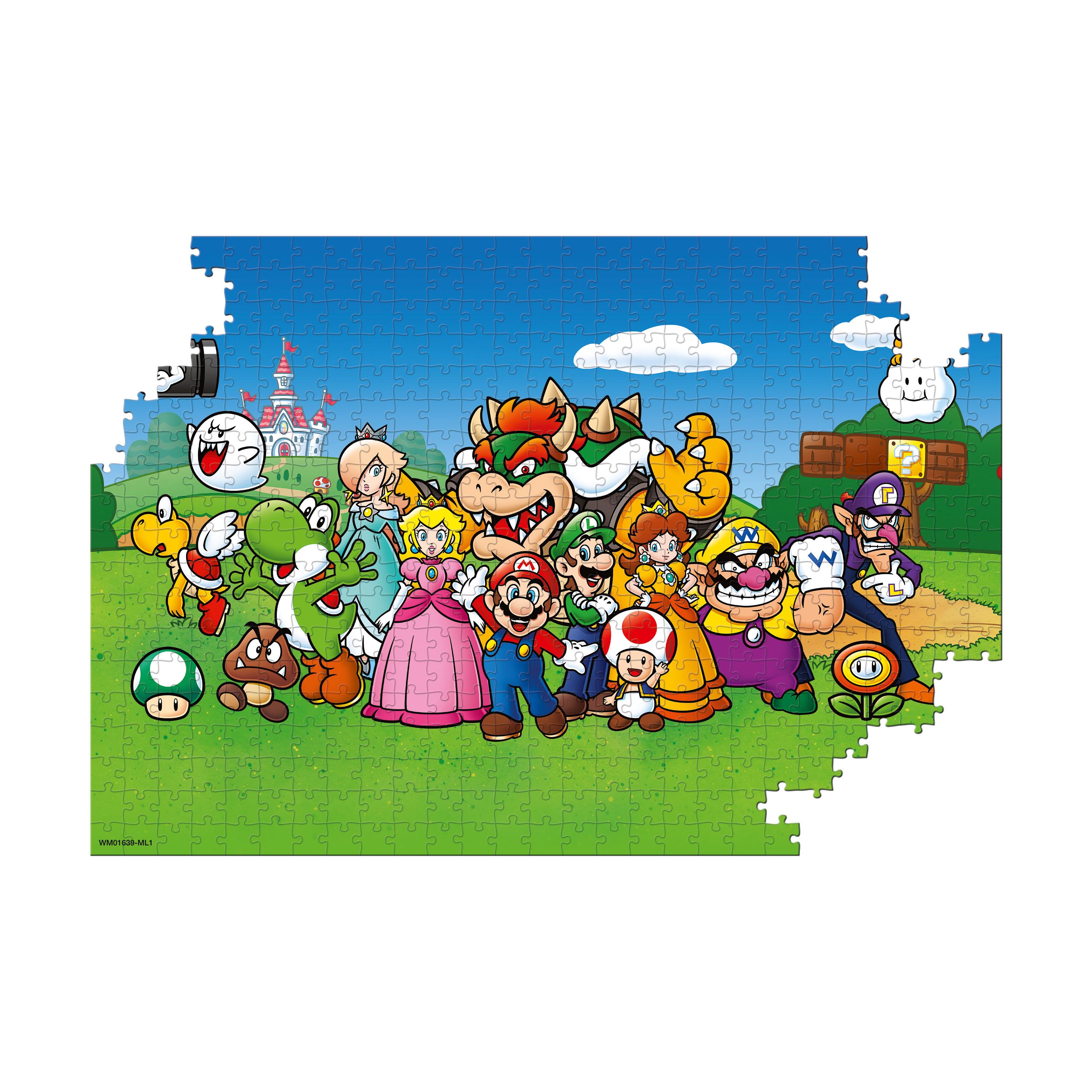 Voir la diapositive 6 : WINNING MOVES Puzzle 500 pièces Super Mario and Friends