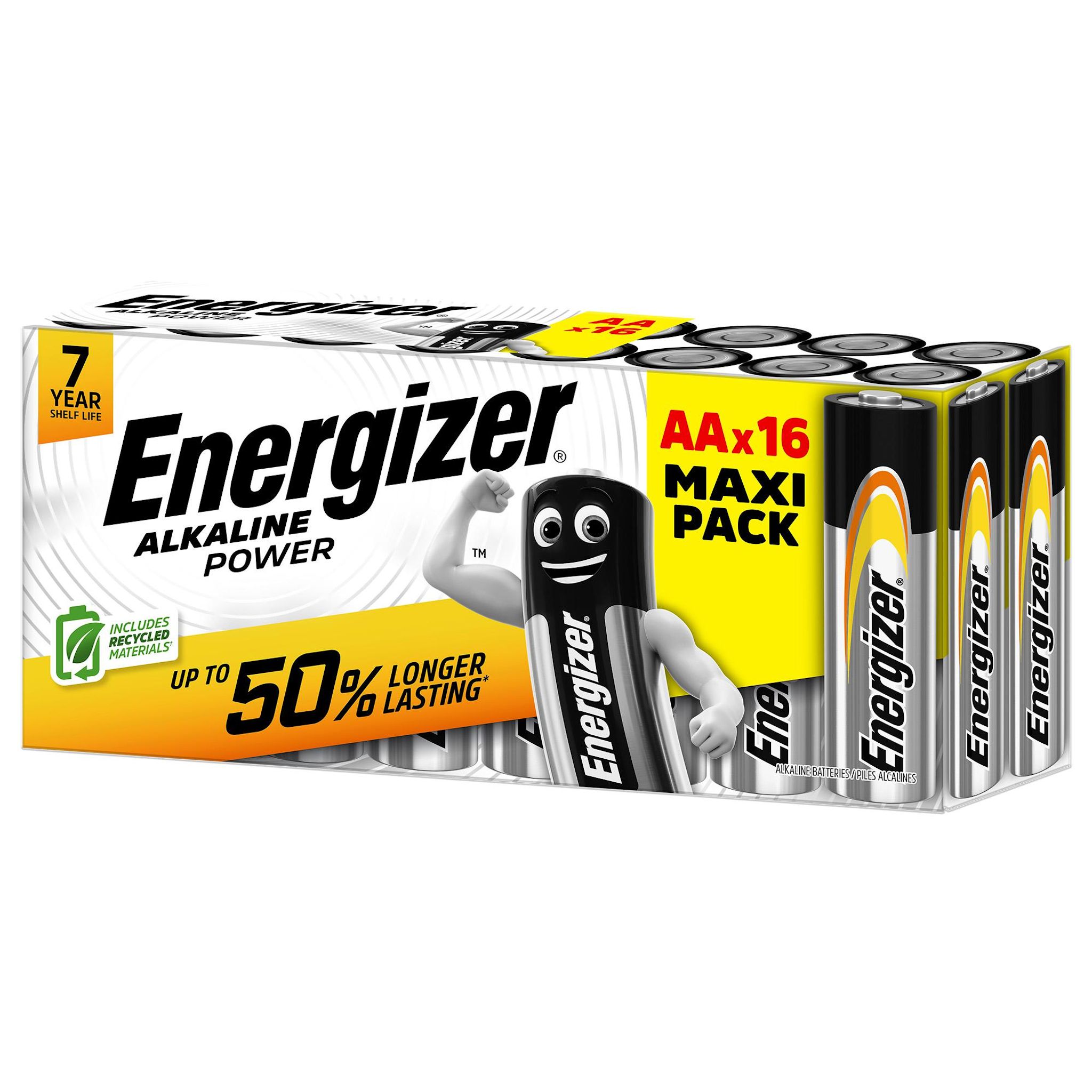 ENERGIZER Piles LR06/AAA pack familial X16