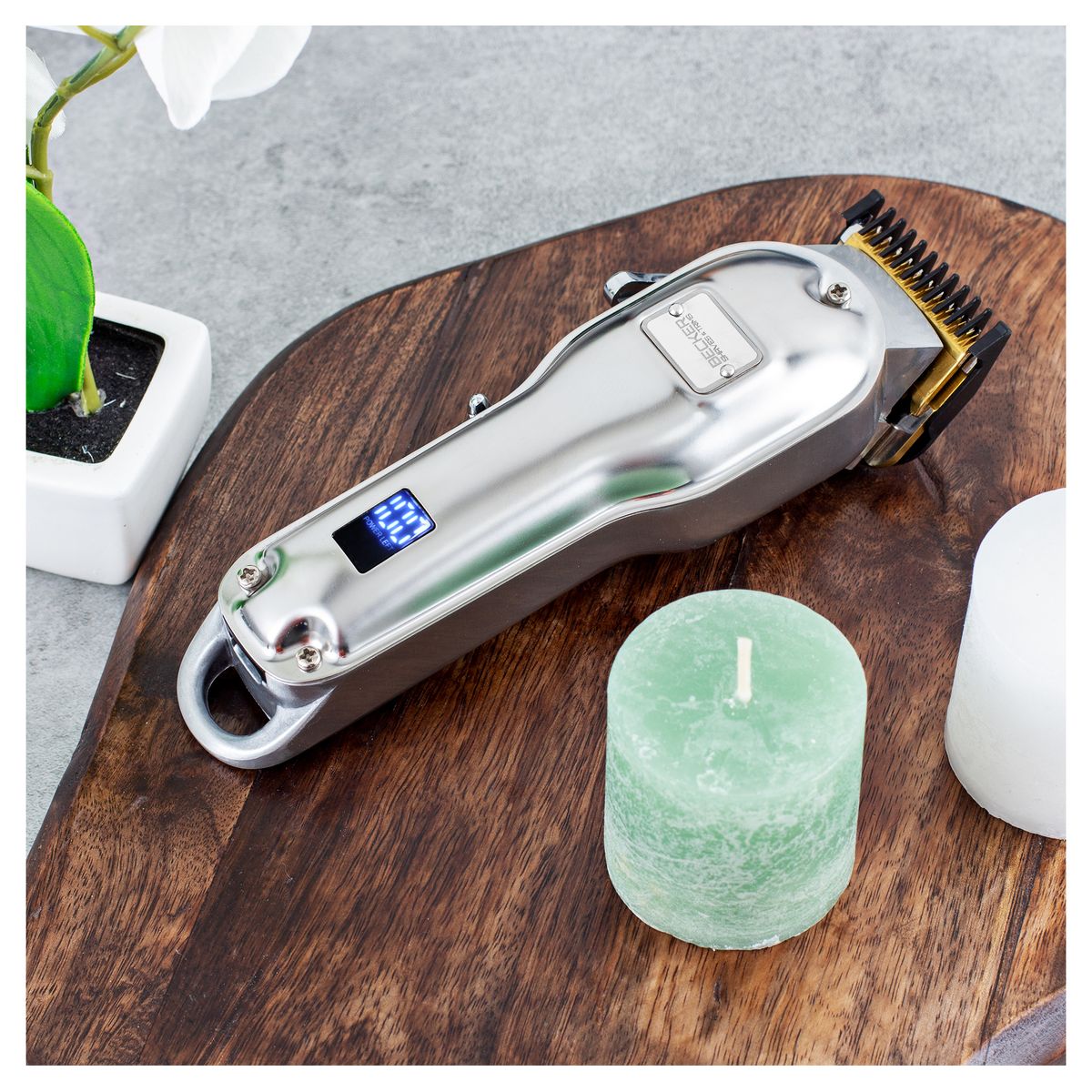 Voir la diapositive 21 : BECKER'S Tondeuse TMAX - Silver