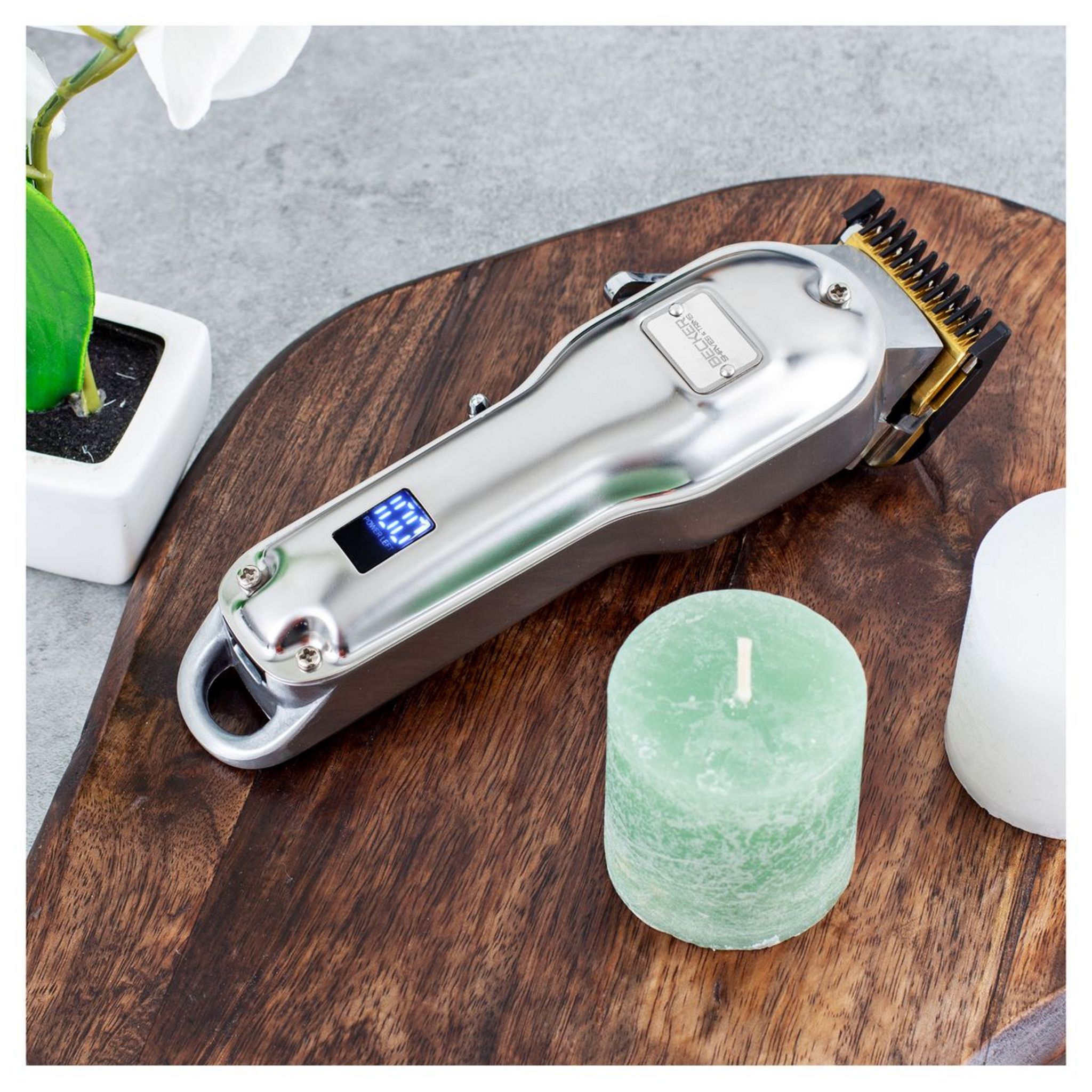 Voir la diapositive 21 : BECKER'S Tondeuse TMAX - Silver