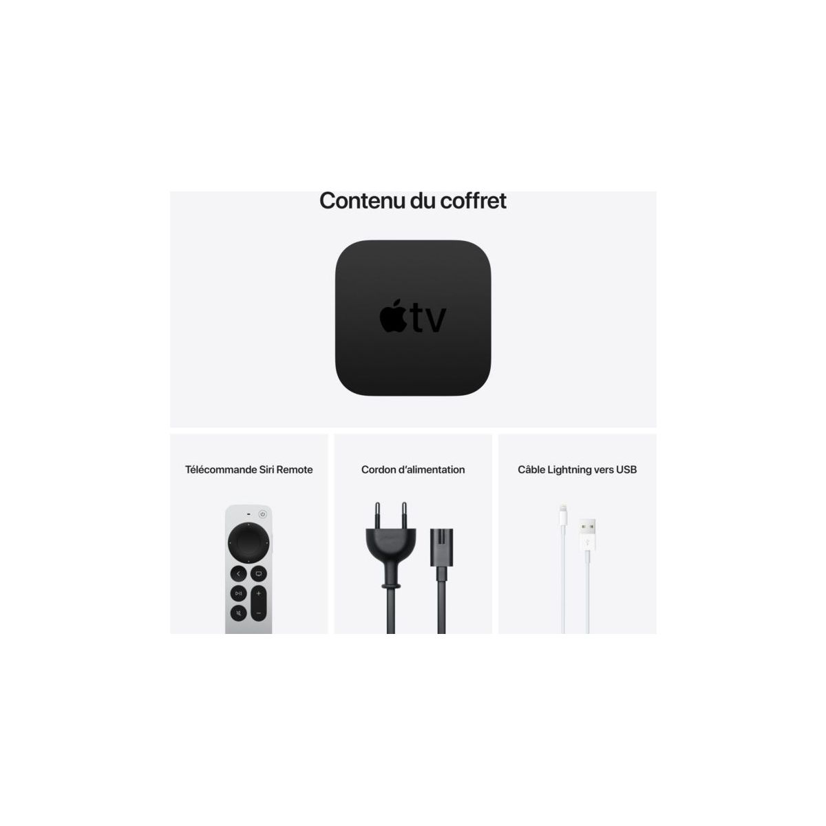 Voir la diapositive 2 : APPLE Apple TV HD 32GB Passerelle multimédia - Noir et Argent