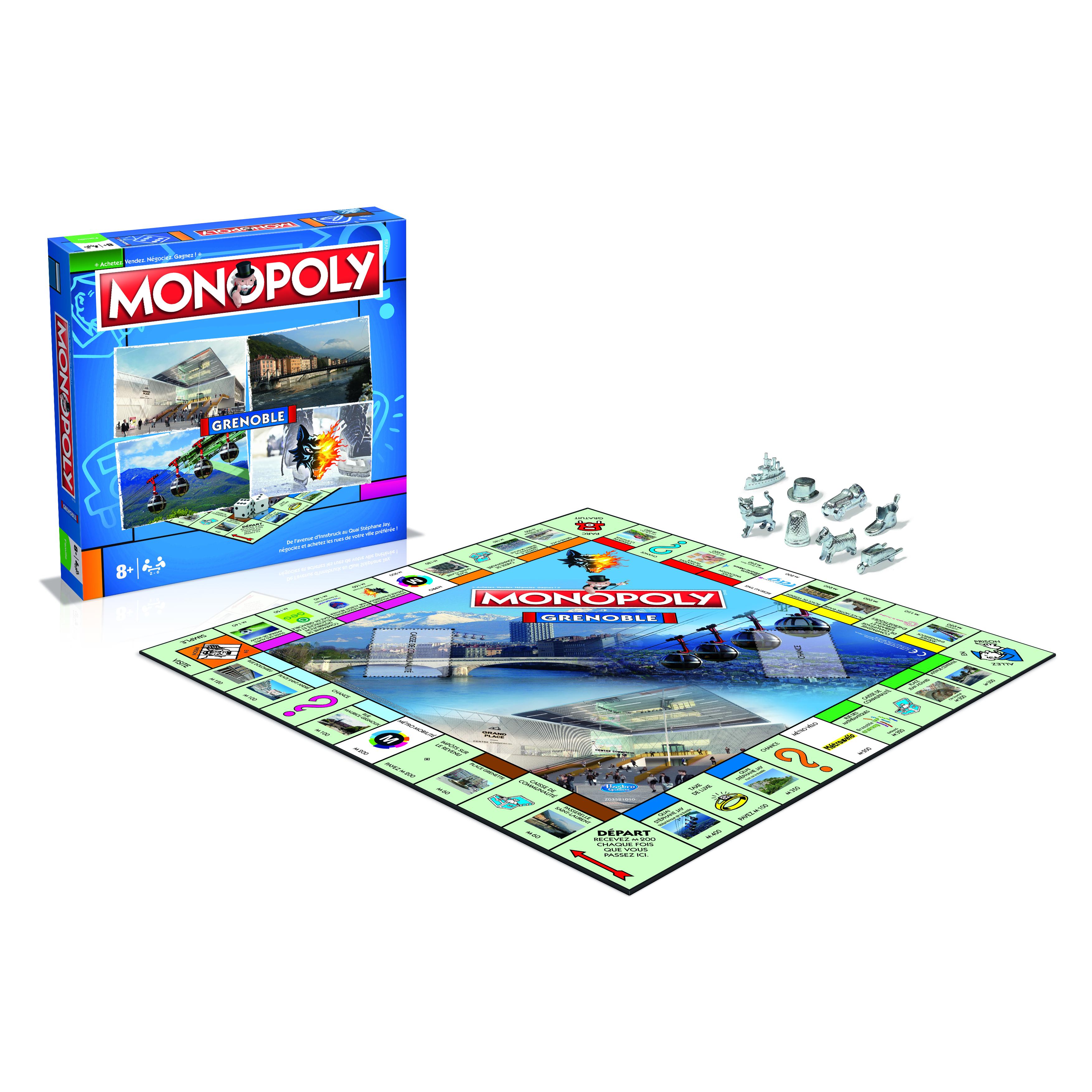 Voir la diapositive 2 : WINNING MOVES Jeu Monopoly Grenoble