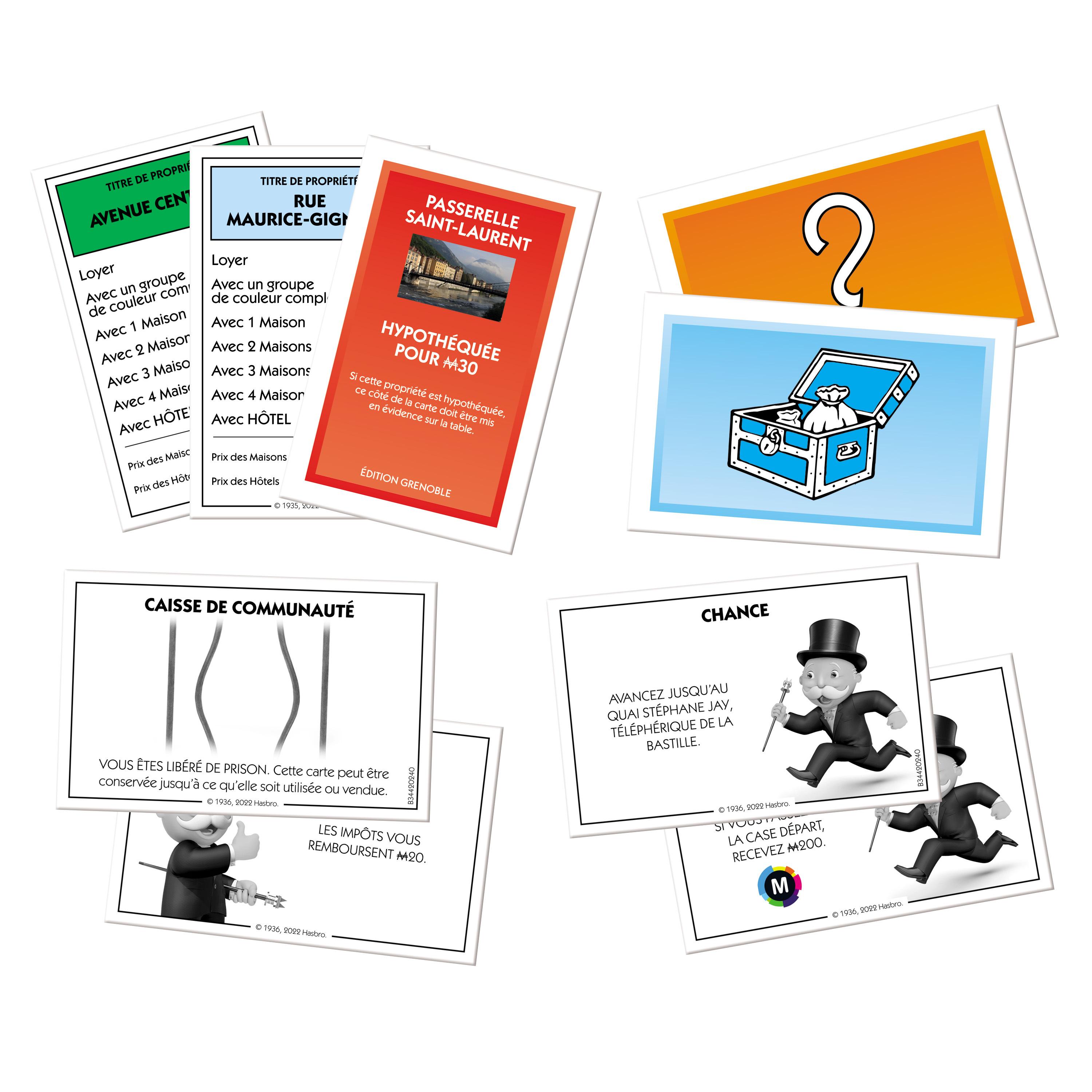Voir la diapositive 3 : WINNING MOVES Jeu Monopoly Grenoble