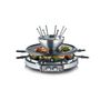 Voir la diapositive 2 : SEVERIN Appareil à raclette / fondue 8 personnes RG 9948 - Inox brossé