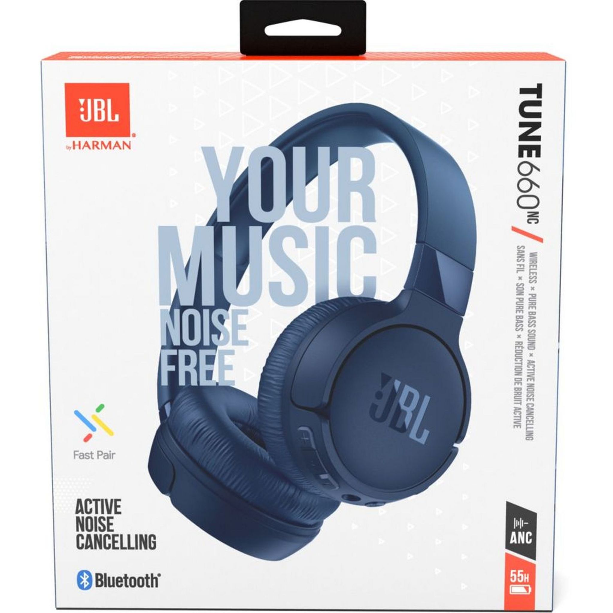 Voir la diapositive 9 : JBL Casque audio Bluetooth - Tune 660NC - Bleu