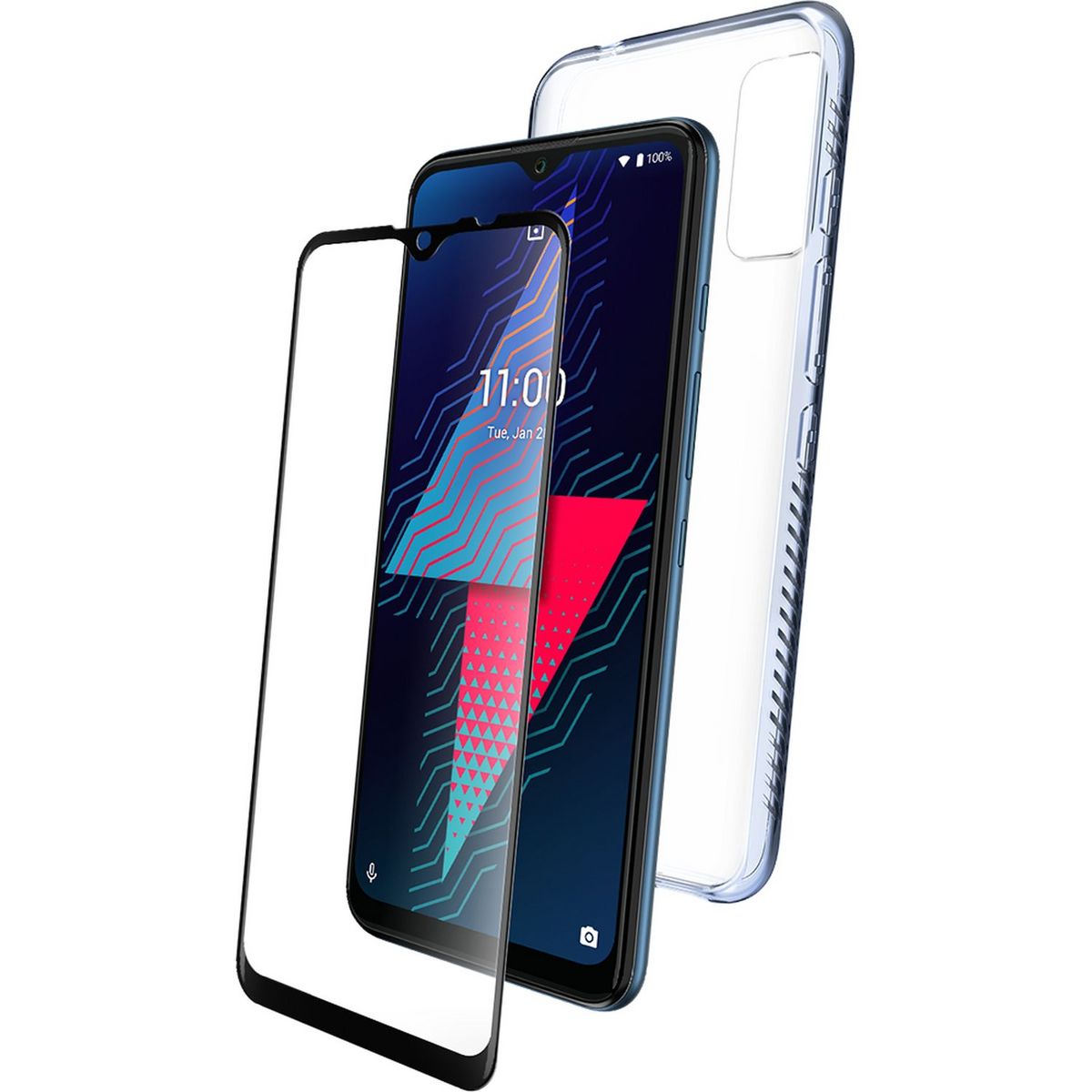 WIKO Coque + Verre trempé pour Wiko U30 - Transparent