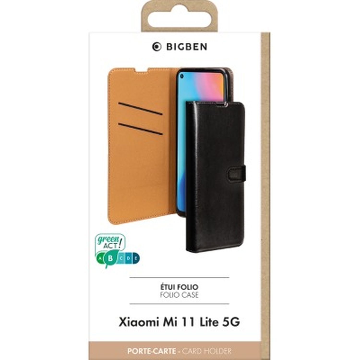 Voir la diapositive 3 : BBC Étui folio pour Xiaomi Mi 11 Lite 5G - Noir