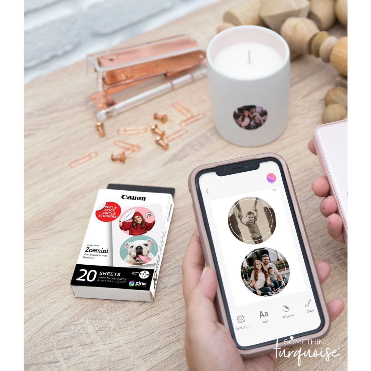 Voir la diapositive 2 : CANON Papier photo Circle ZP 2030 2C