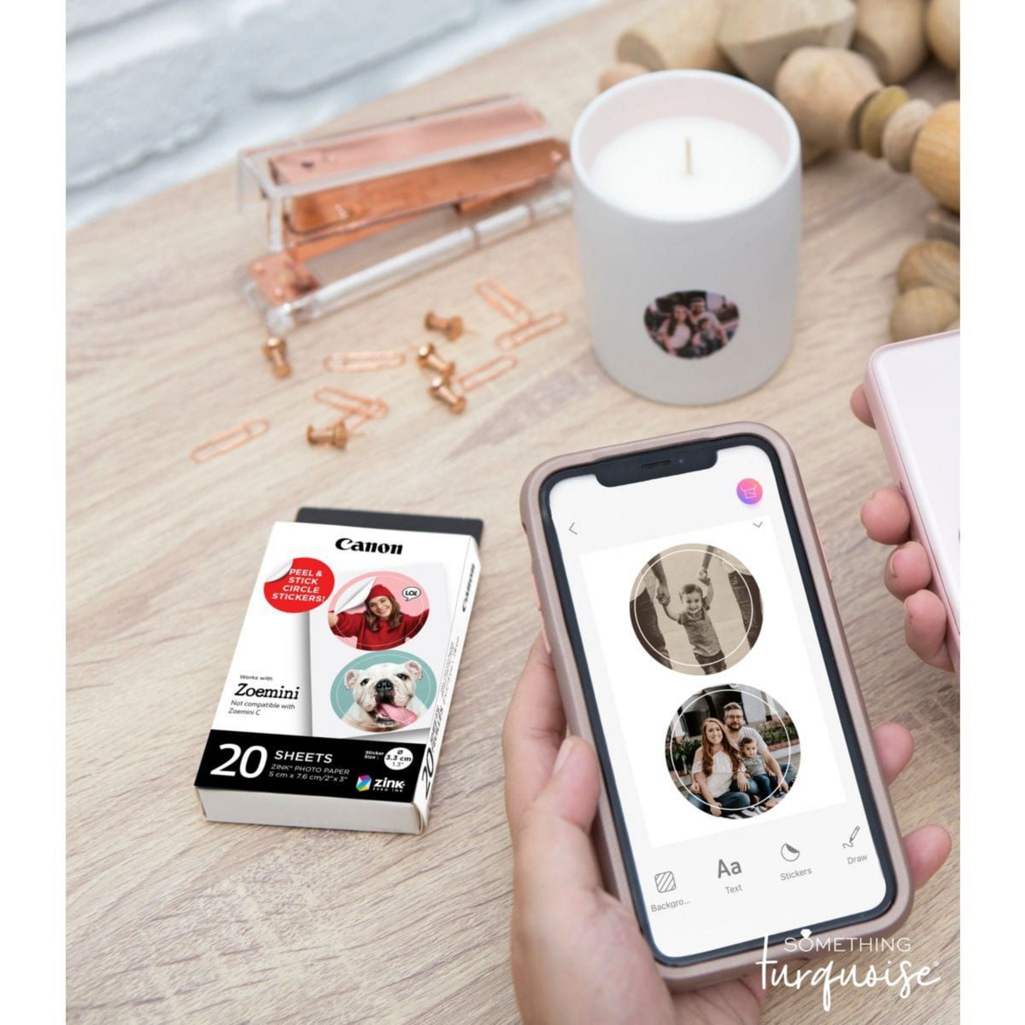 Voir la diapositive 2 : CANON Papier photo Circle ZP 2030 2C