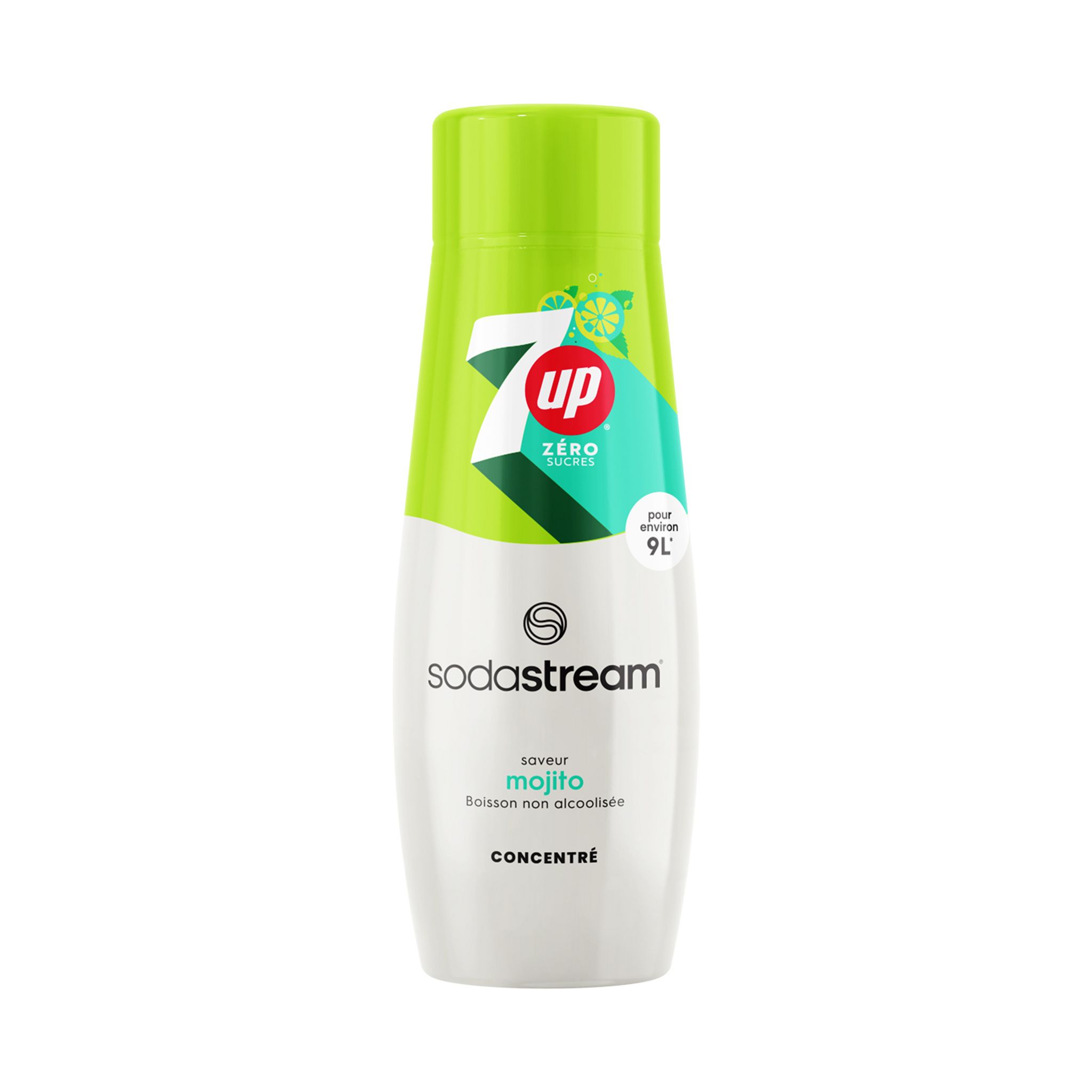 Voir la diapositive 2 : SODASTREAM Concentré 7 Up Mojito sans sucres 30011730 - Vert
