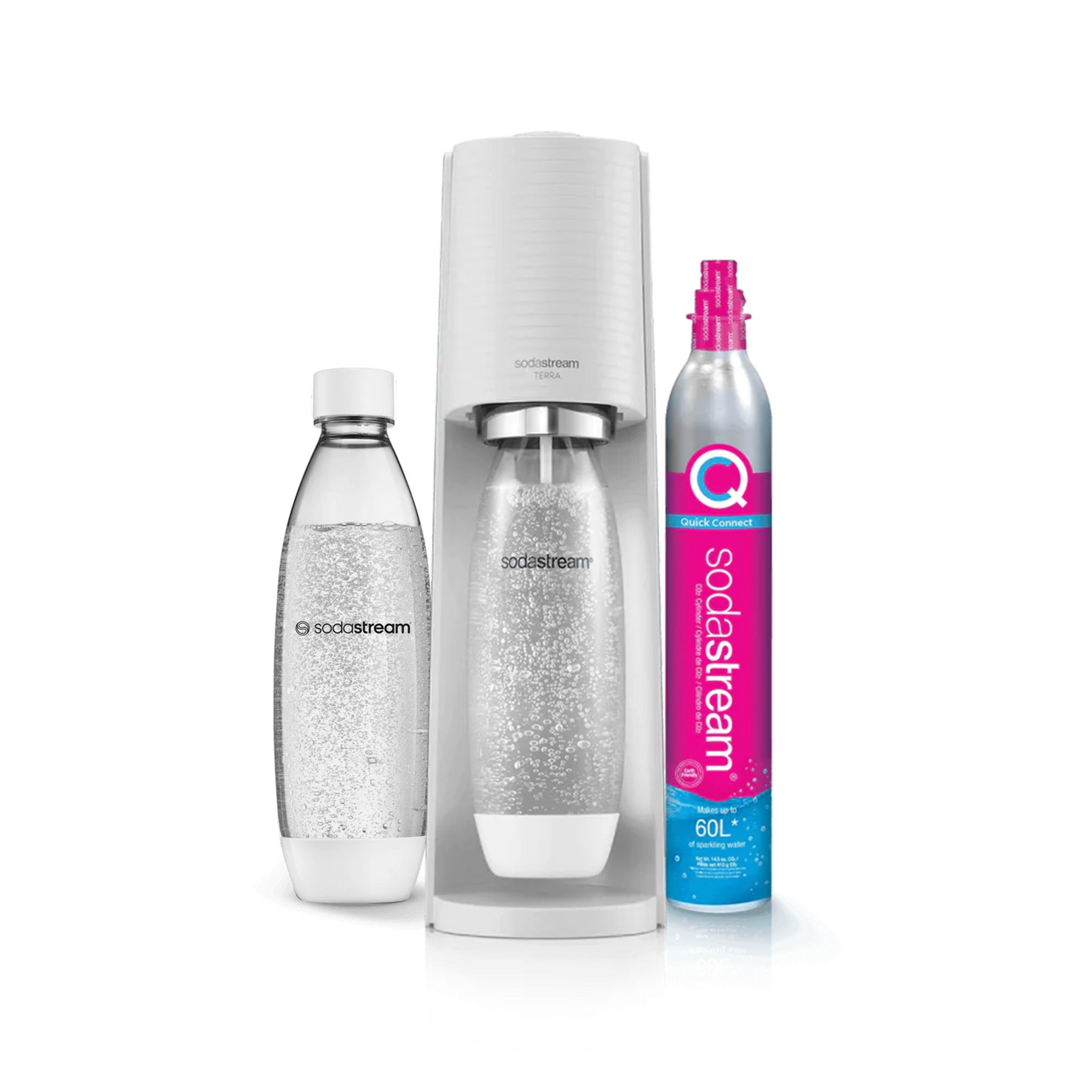 Voir la diapositive 2 : SODASTREAM Machine de gazéification TERRA - Blanc