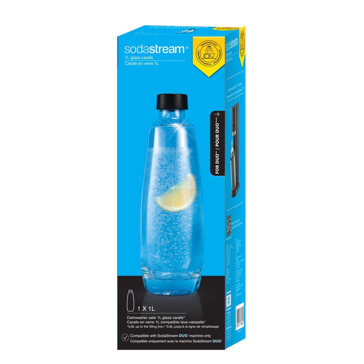 Voir la diapositive 2 : SODASTREAM Carafe 1 L DUO 